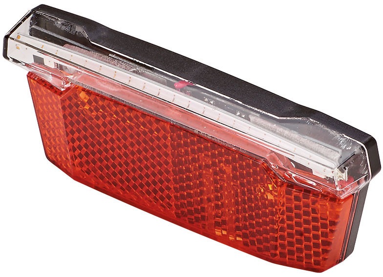"Fahrrad-Rücklicht PROPHETE ""E-Bike LED-Rücklicht, (6-48 V), COB-LED,Bremslicht"", schwarz, Fahrradlampen"