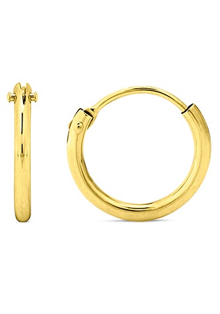 Firetti Paar Creolen »Schmuck Geschenk, 1,3 mm breit«, Made in Germany