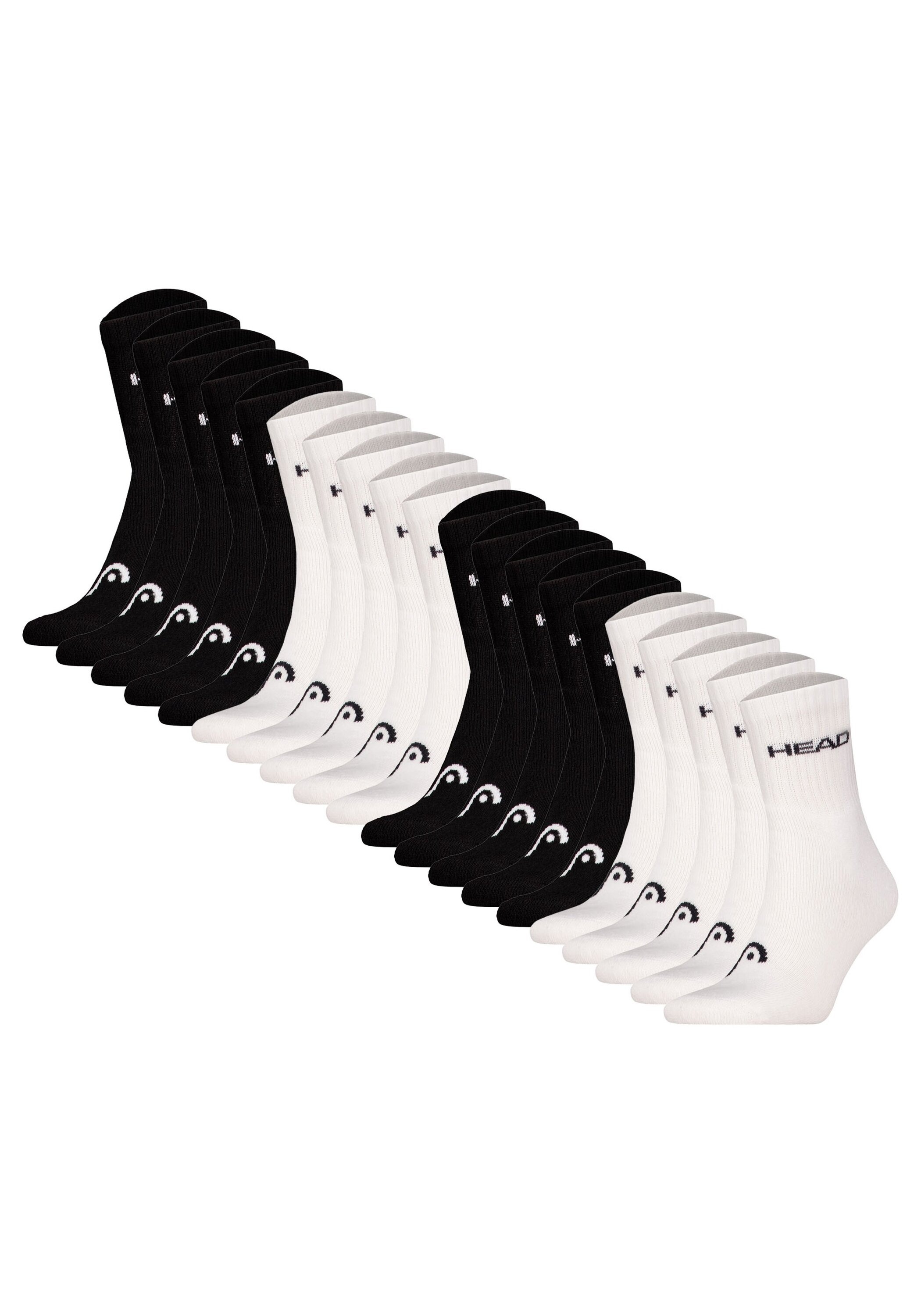 Head Kurzsocken "Socken HEAD ELEMENTS ALL SPORTS SHORT CREW 20P ECOM 20er Pack" 20 Paar tlg.
