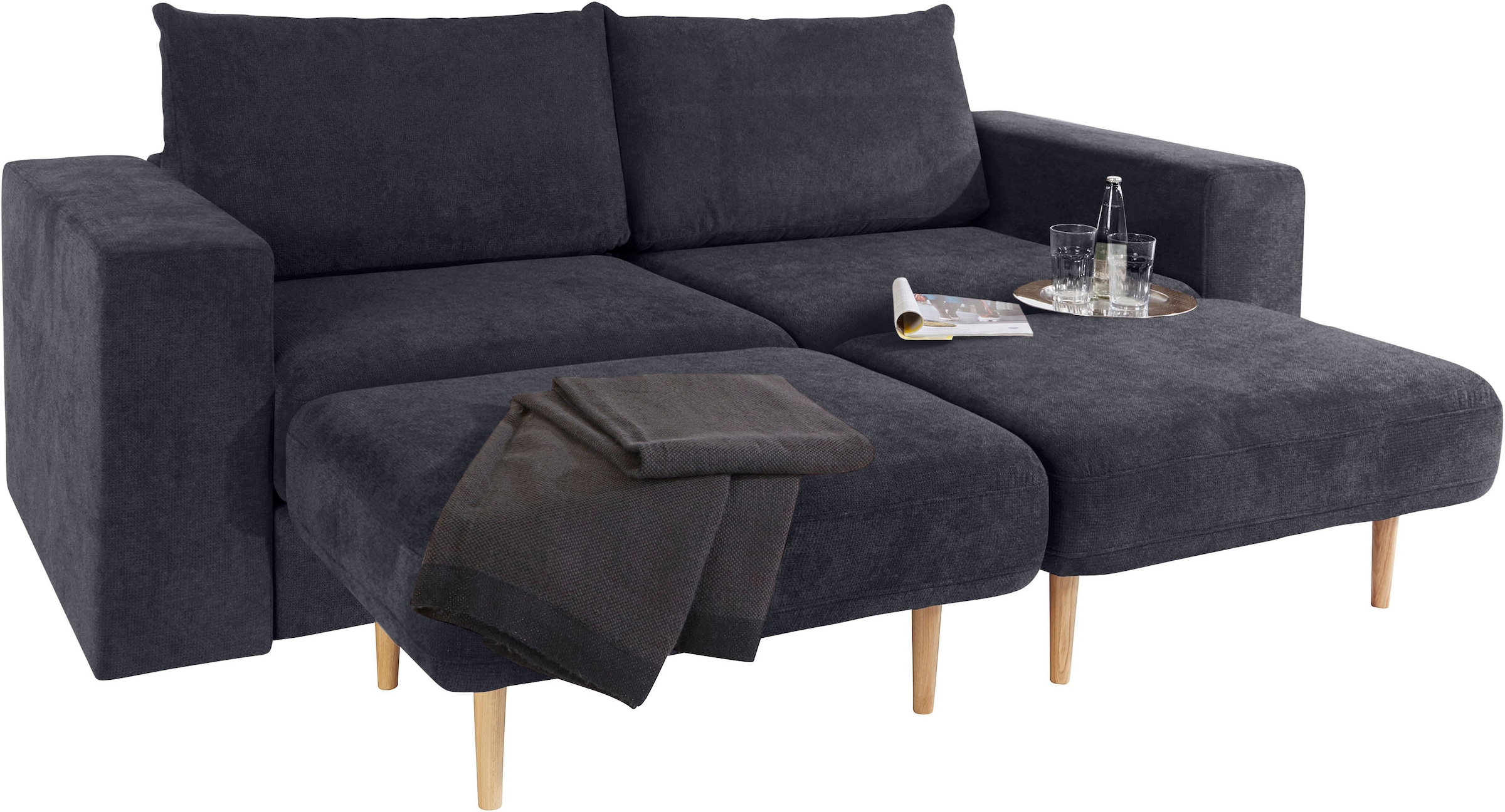 LOOKS by Wolfgang Joop 3,5-Sitzer »Looksv«, Verwandlungssofa: aus Sofa wird Sofa mit 2 Hockern
