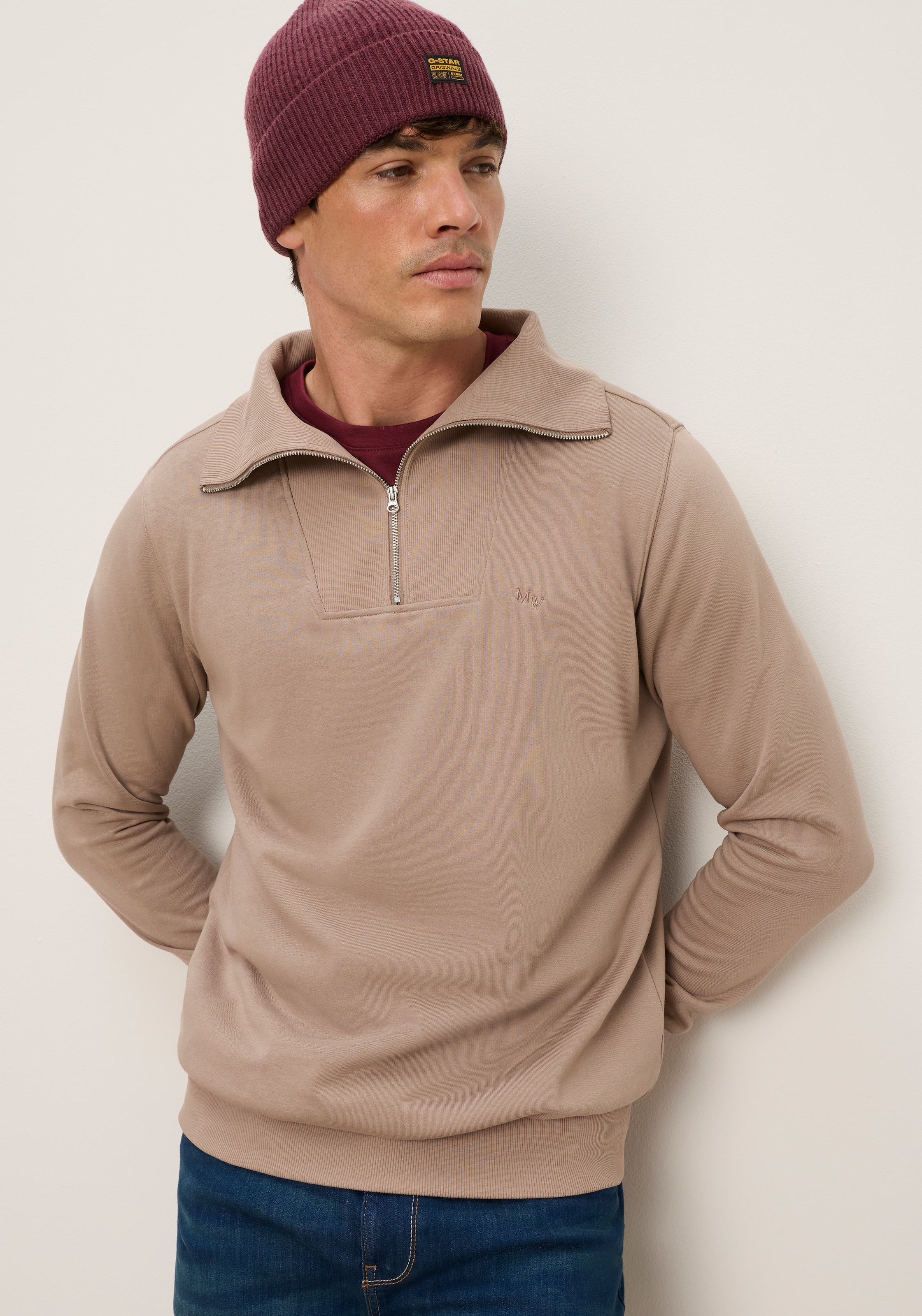 Mans World Sweatshirt, Trend: Troyer mit maritimer Note – lässig, unkompliziert, vielseitig