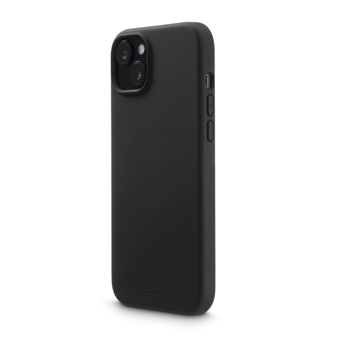 Hama Handyhülle »Handyhülle MagCase "Fantastic Feel" für Apple iPhone 15, Schwarz«, Apple iPhone 15, Kratzschutz und bezogene Seitentasten