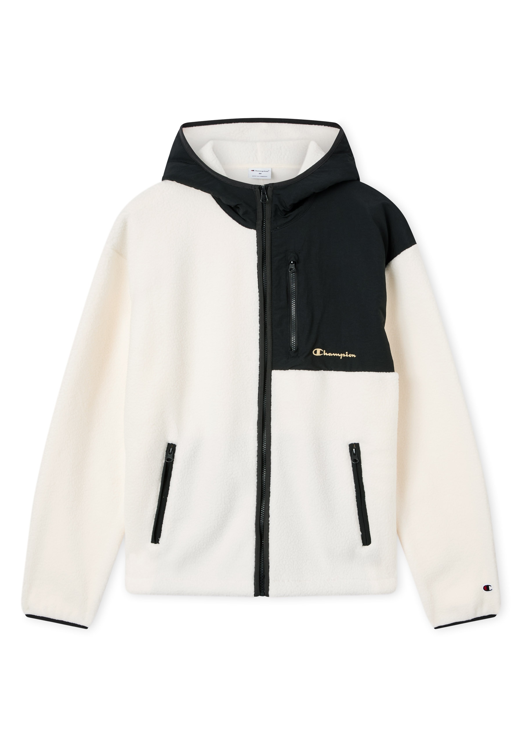 Champion Kapuzensweatjacke »SPORTWEAR ZIP-UP HOODIE Relax Fit Polar« mit Taschen und Logostickereien