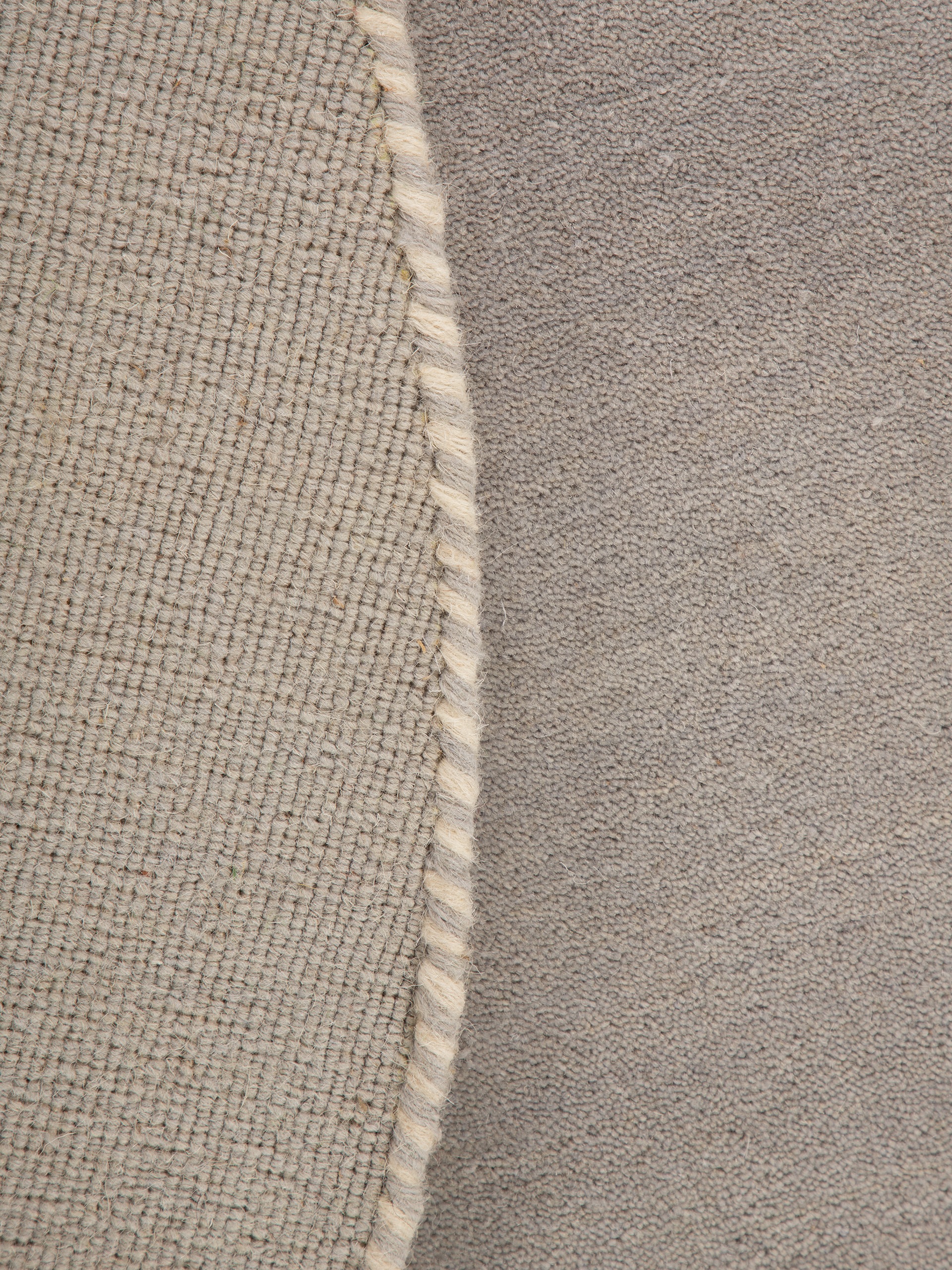 carpetfine Wollteppich »Gabbeh Lola Uni«, rund, 14 mm Höhe, mit natürlichem Pflanzenmaterial von Hand gewebt, auch als Läufer