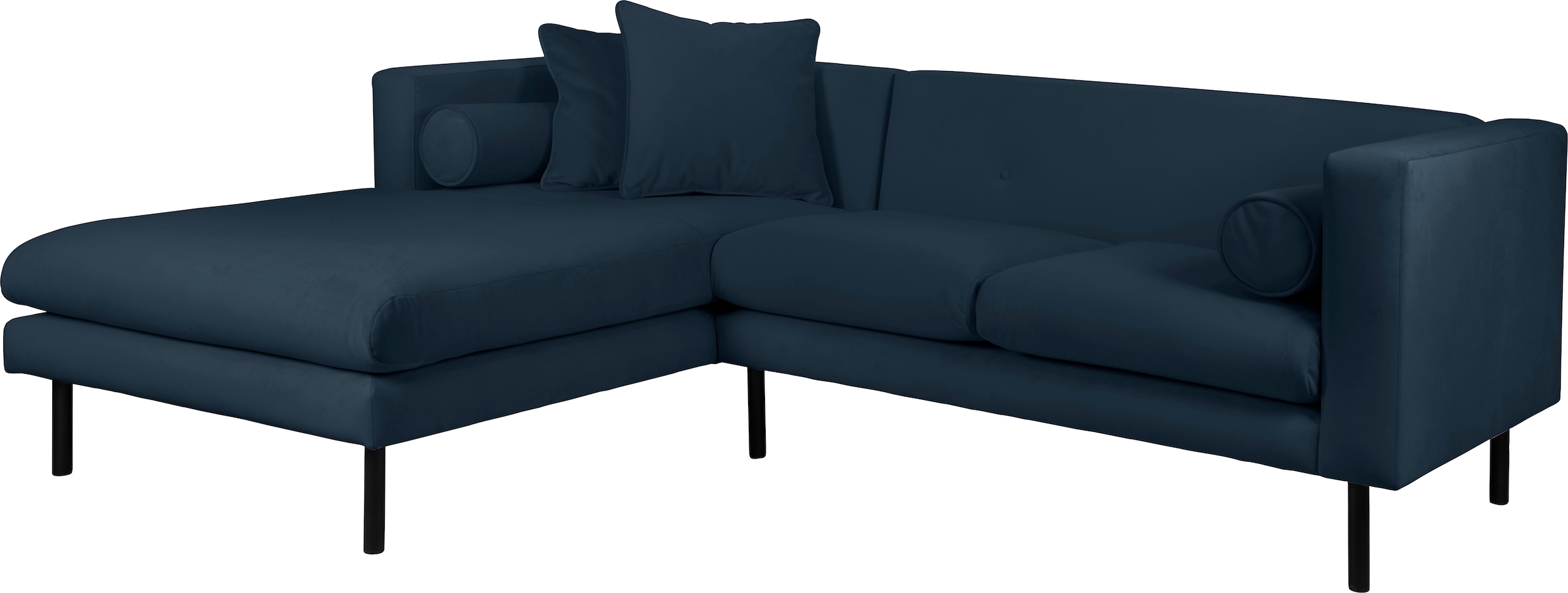 Guido Maria Kretschmer Home&Living Ecksofa »Lillibeth L-Form Designsofa, Maße B/T/H: 240/173/83 cm«, Zierkissen als Wendekissen, in Samtoptik oder Cord
