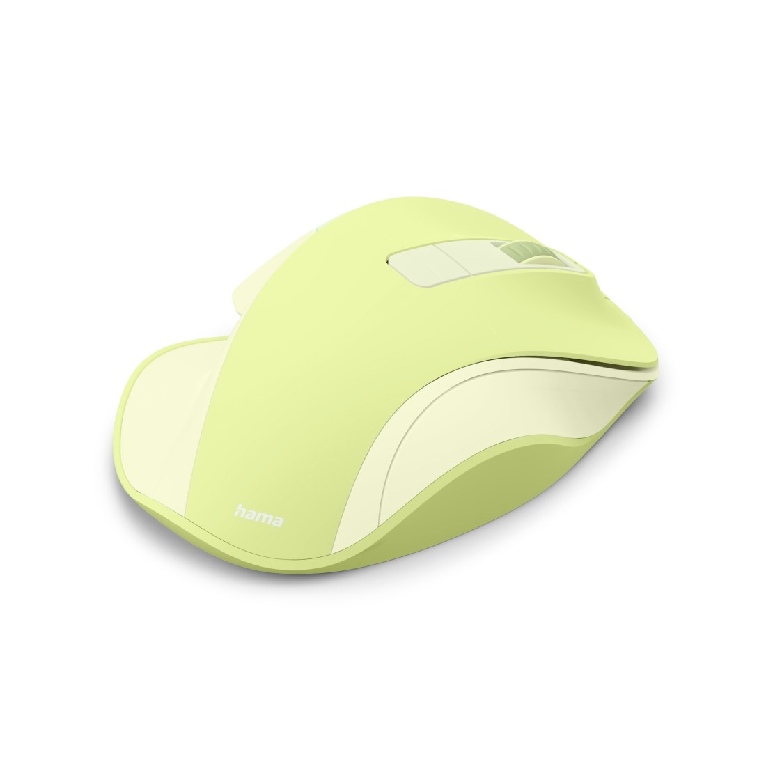 Hama Maus »Funkmaus WM-500 ergonomisch 6 Tasten« Funk Ergonomisch, leise Klicks, Akku, Assist-Taste, DPI-Schalter