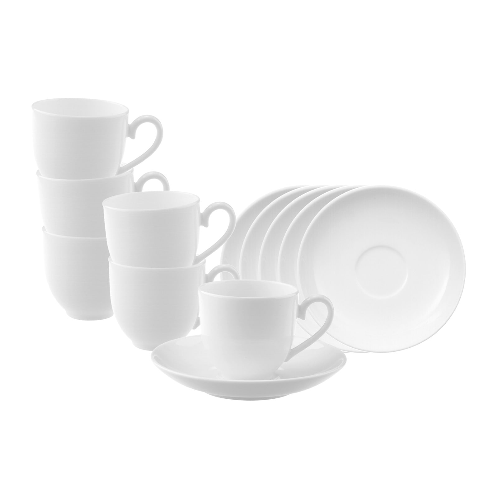 Villeroy & Boch Tasse "Espressotassen mit Untertassen Royal 100 ml weiß" günstig online kaufen