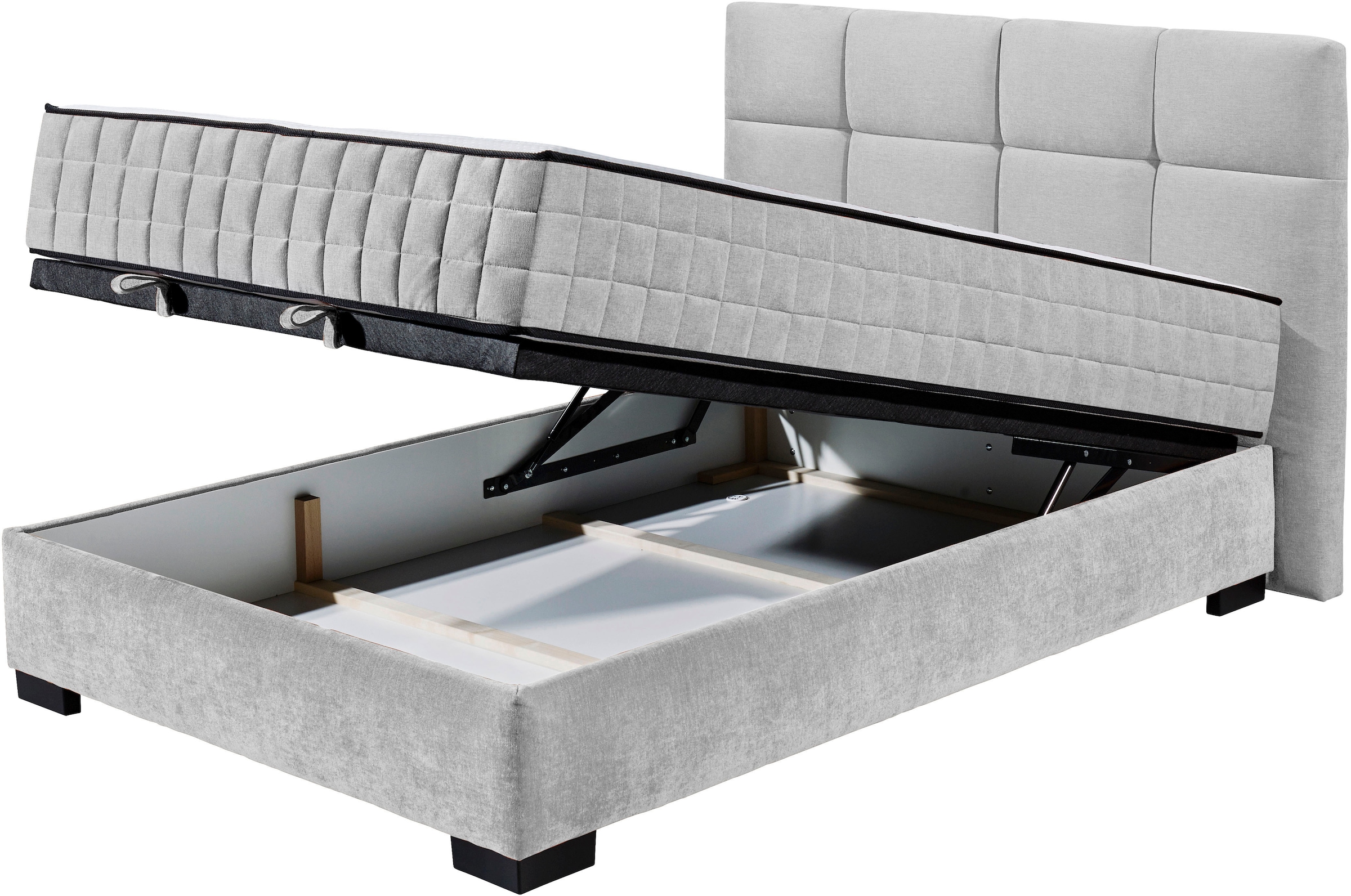 ED EXCITING DESIGN Boxbett »Nagol«, mit Bettkasten, mit Wendematratze, erhältlich in verschiedenen Breiten