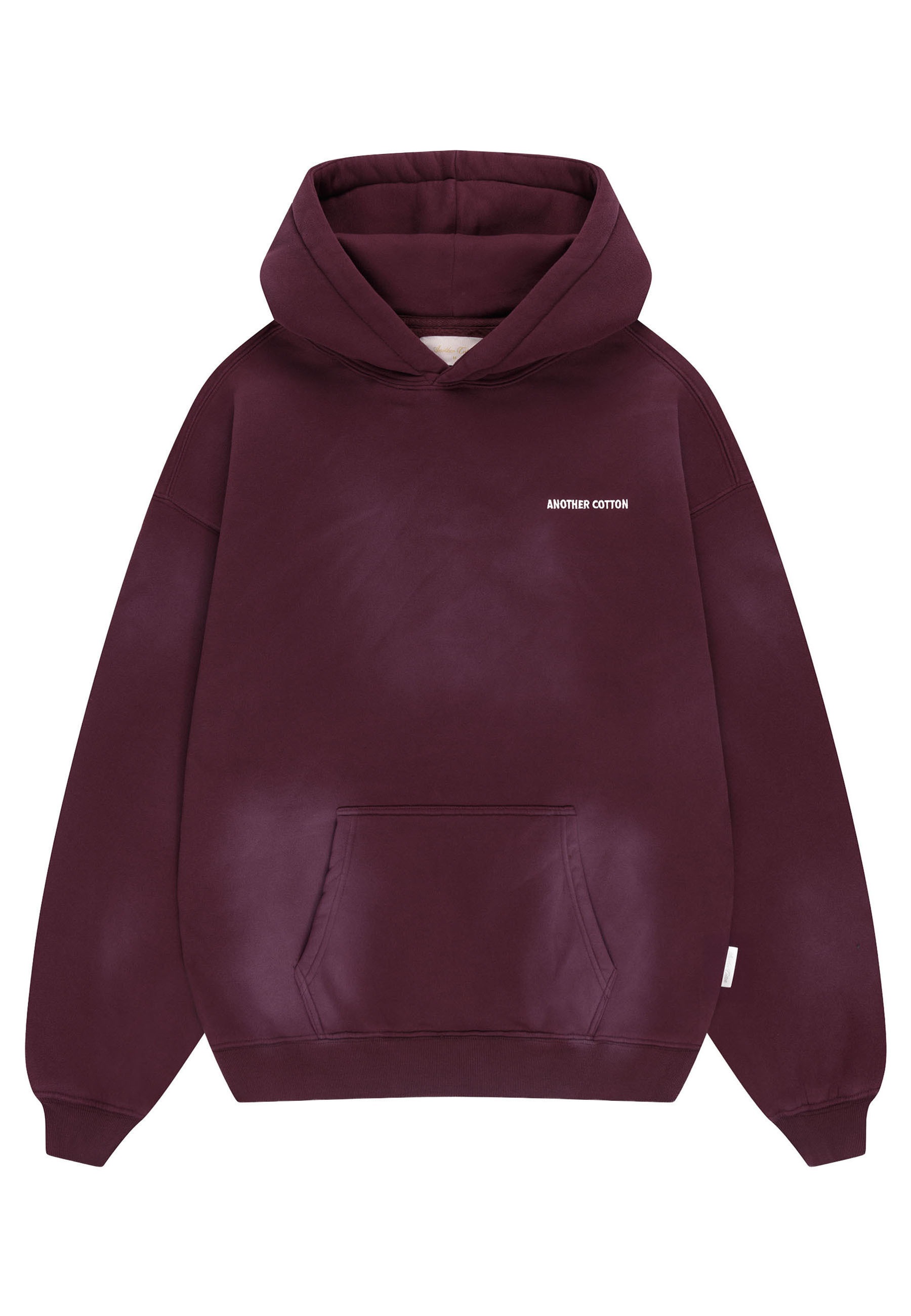 Another Cotton Lab Rundhalspullover "Another Cotton Lab Mat Essentials Washed Hoodie" 1