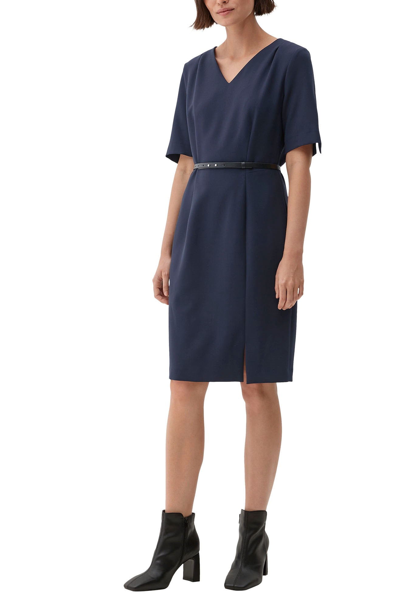 s.Oliver BLACK LABEL Midikleid »Kleid aus Viskosestretch« (1 tlg.) NQ8844