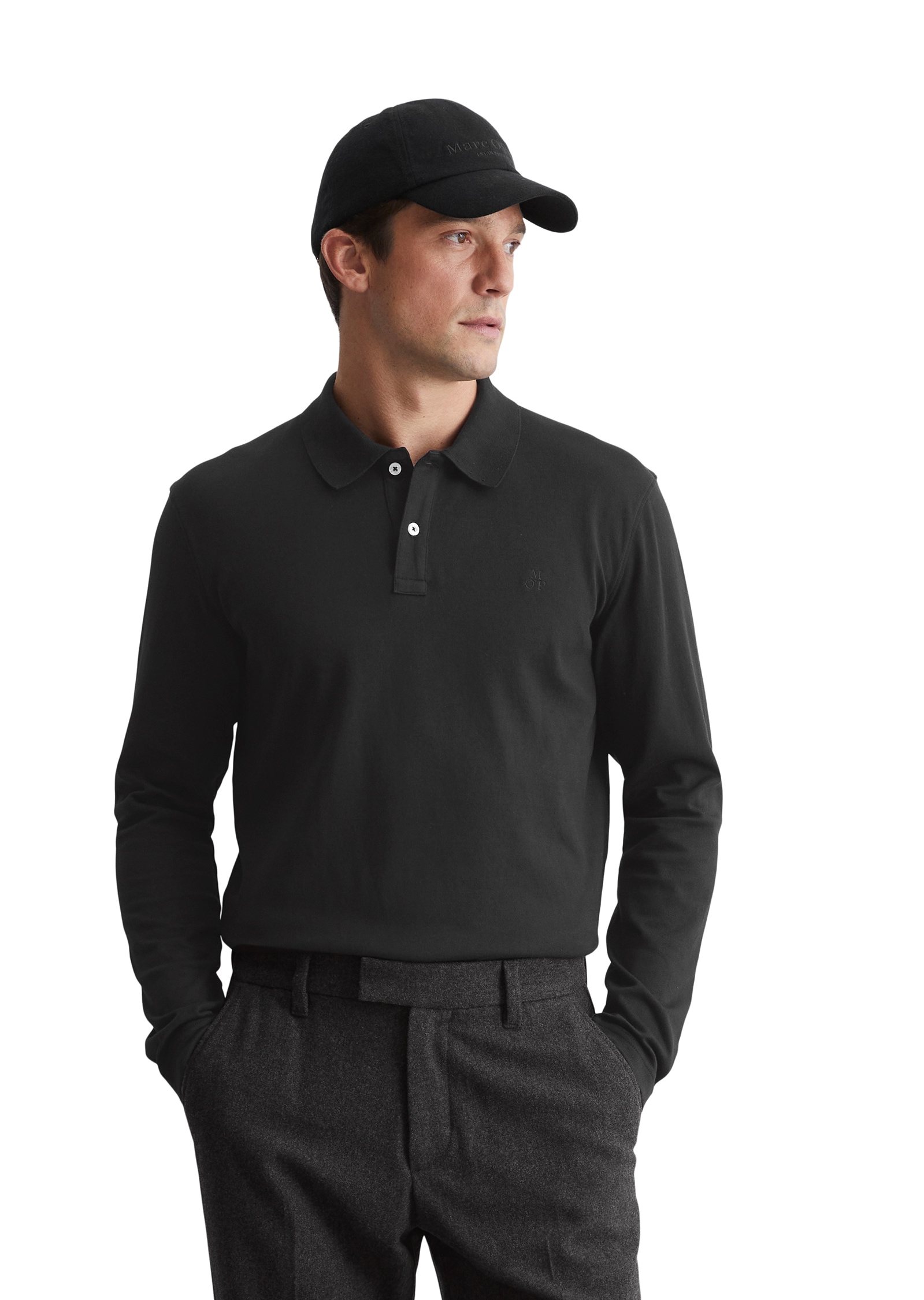 Marc OPolo Langarm-Poloshirt günstig online kaufen