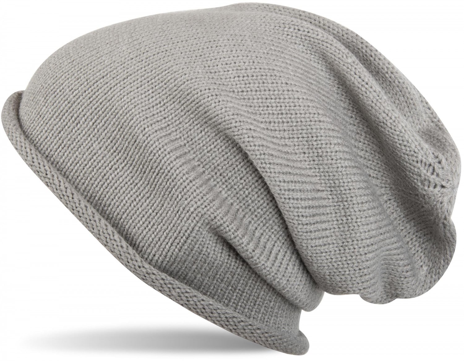 styleBREAKER Strickmütze "Feinstrick Beanie Mütze mit Rollrand" 1 Stk.