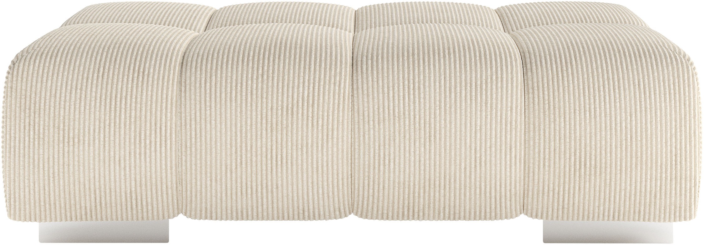 Hockerbank COTTA "Orion", ivory, B:134cm H:42cm T:70cm, 100% Polyester, Hocker 2