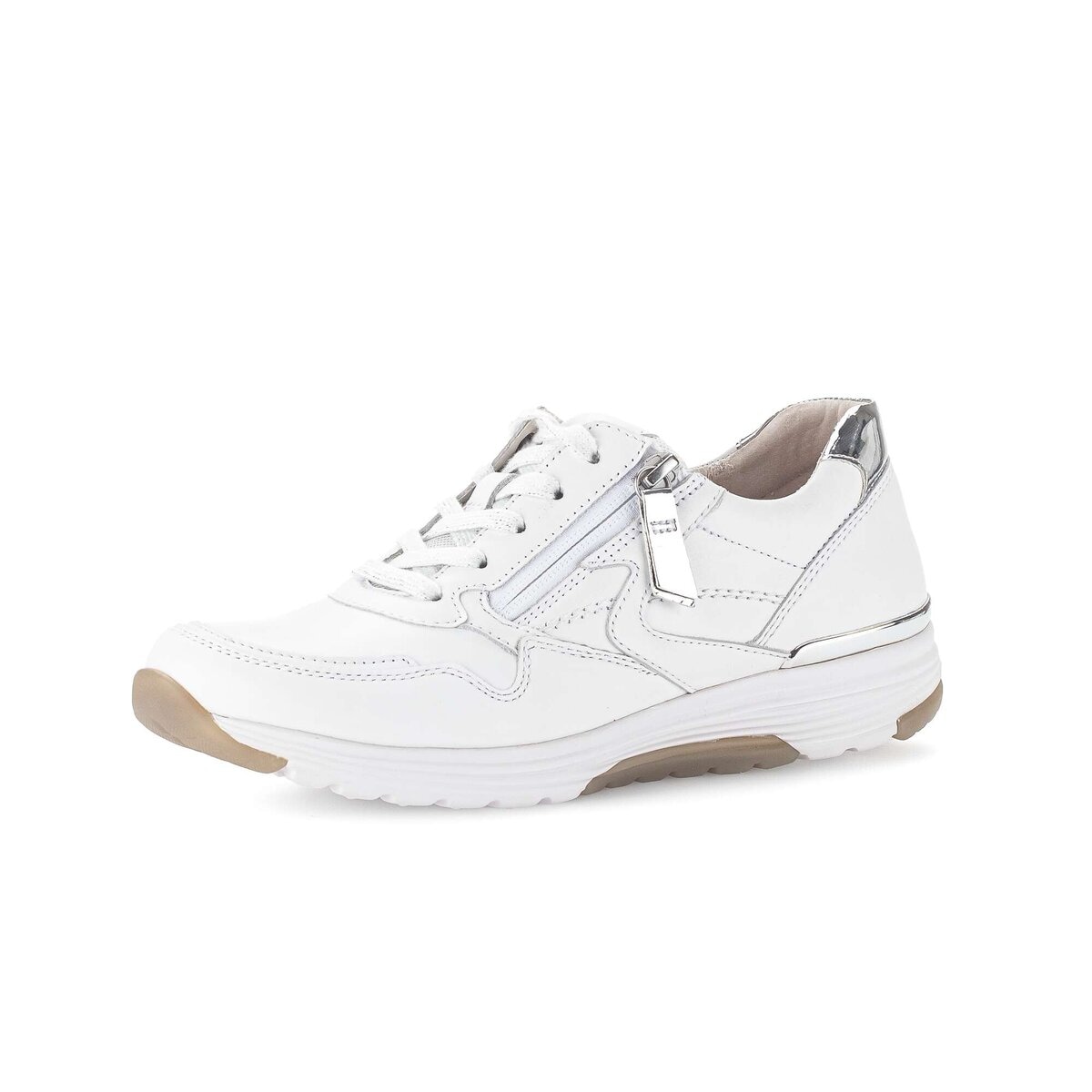 Gabor Sneaker "Sneaker low Materialmix Leder/Lederimitat" günstig online kaufen