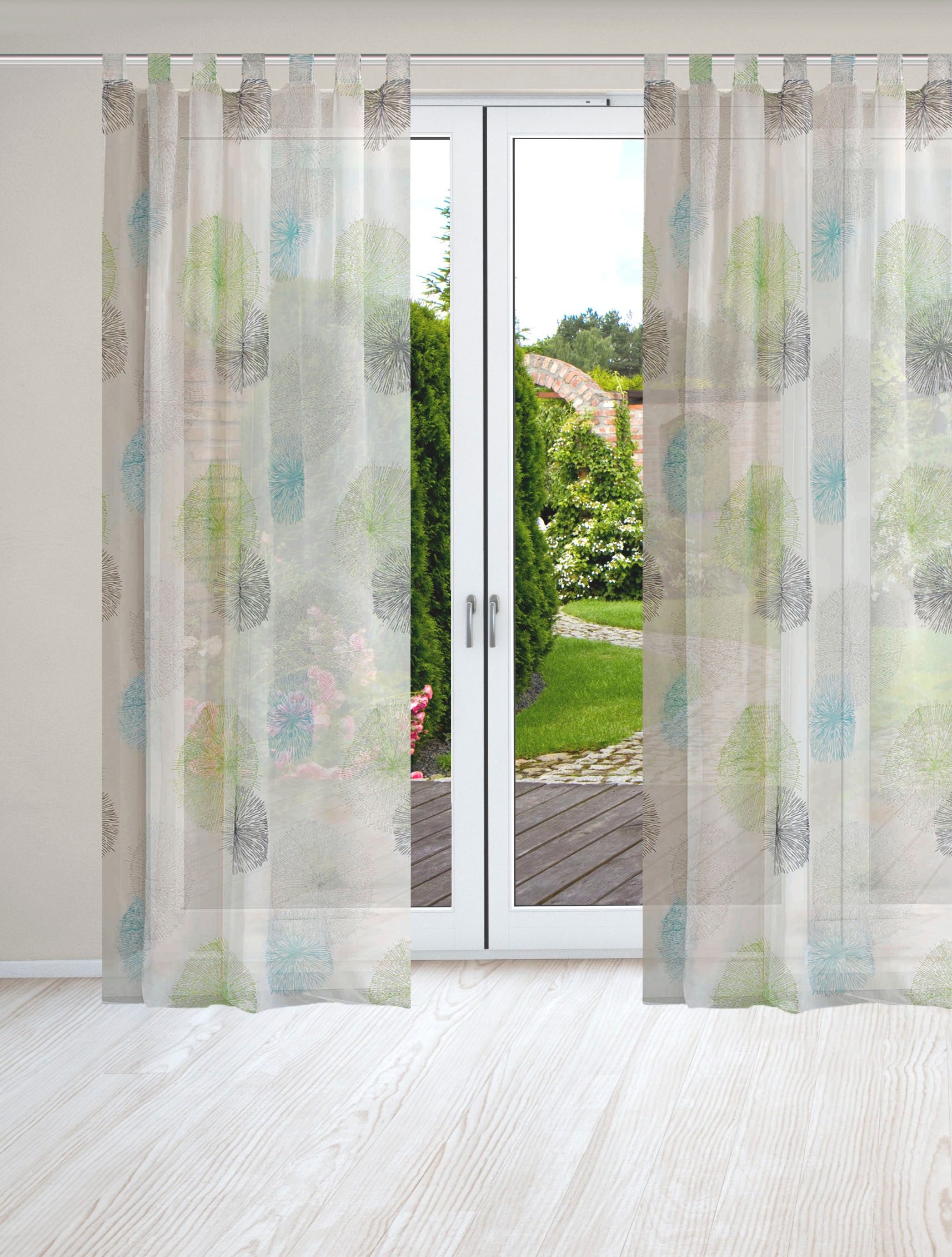 HOME WOHNIDEEN Vorhang "RAWLINS" Schlaufen 2 Stk. tlg. 2er Pack Schlaufensc günstig online kaufen