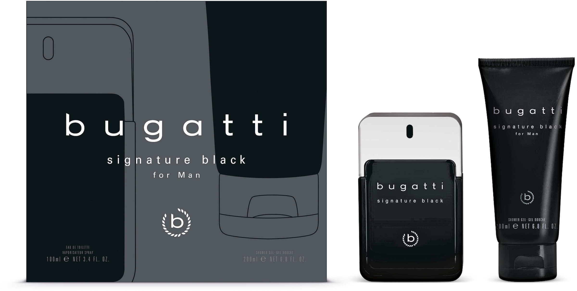 bugatti Duft-Set »Signature man«, (Set, 2 tlg., Eau de Toilette + Duschgel)  kaufen | BAUR