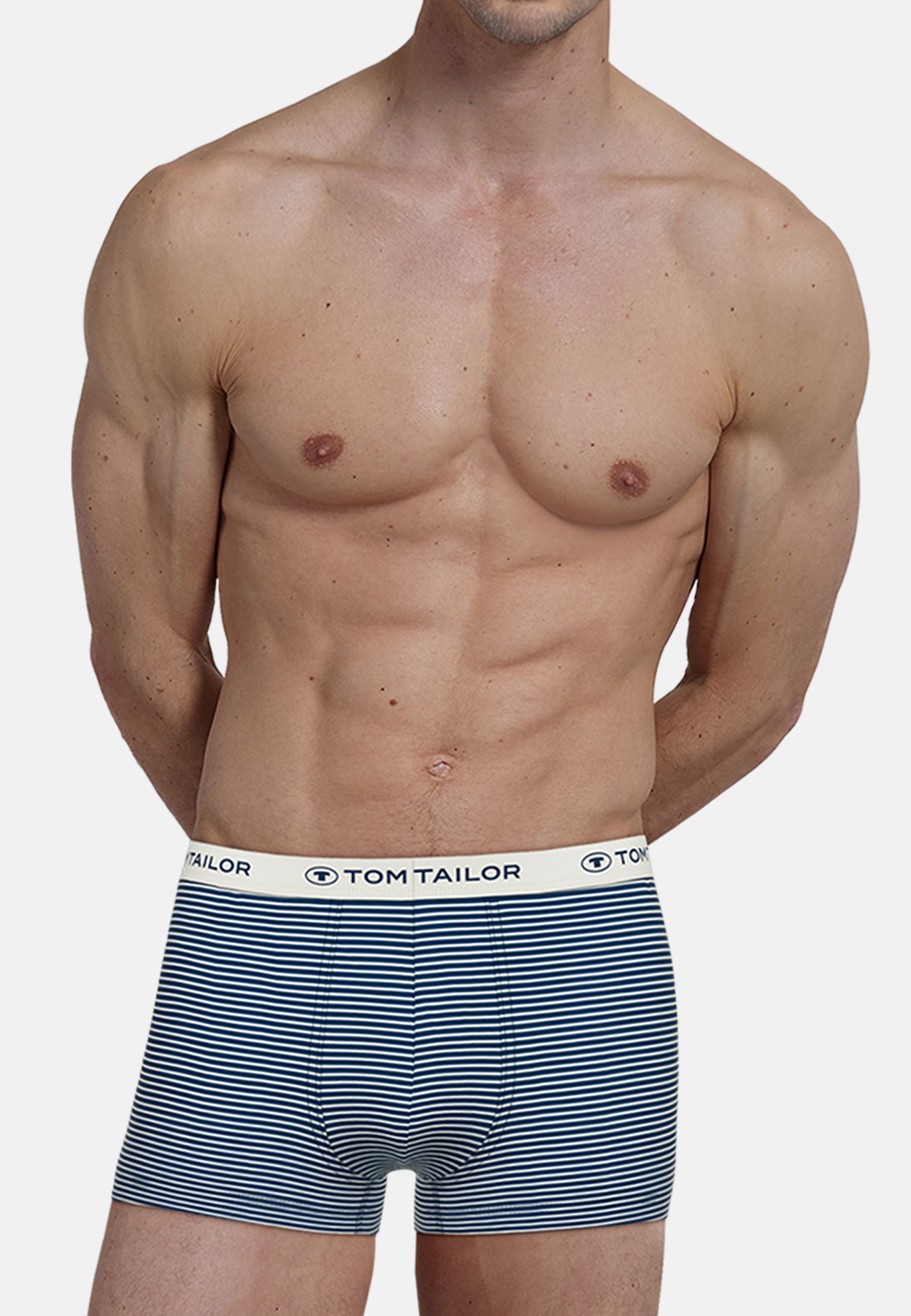 TOM TAILOR Boxershorts "Buffer", (6er Pack), elastischer Logobund, ohne Ein günstig online kaufen