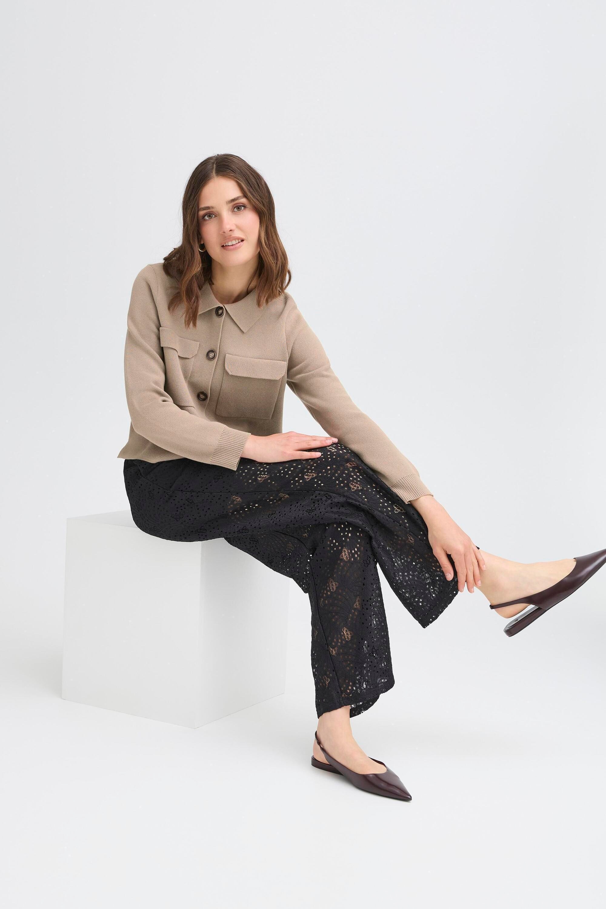 fransa Strickjacke »Damen Langarm FRITA«