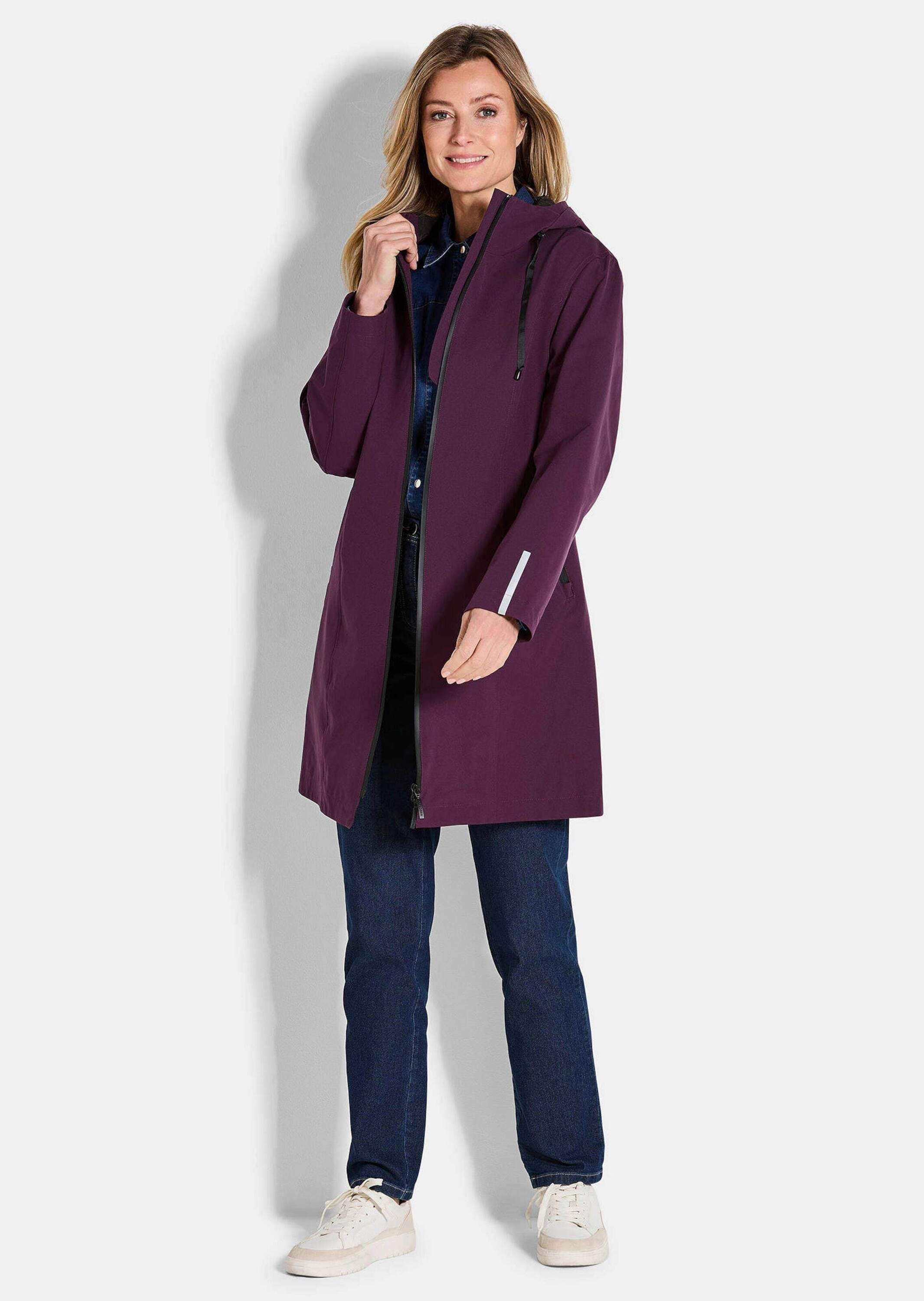 GOLDNER Funktionsjacke »Kurzgröße Wasserdichte Funktionsjacke mit Reflektoren«