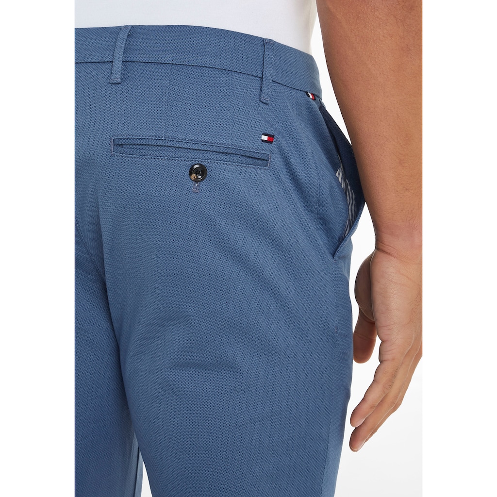 Tommy Hilfiger Chinohose »CHINO DENTON PRINTED STRUCTURE«