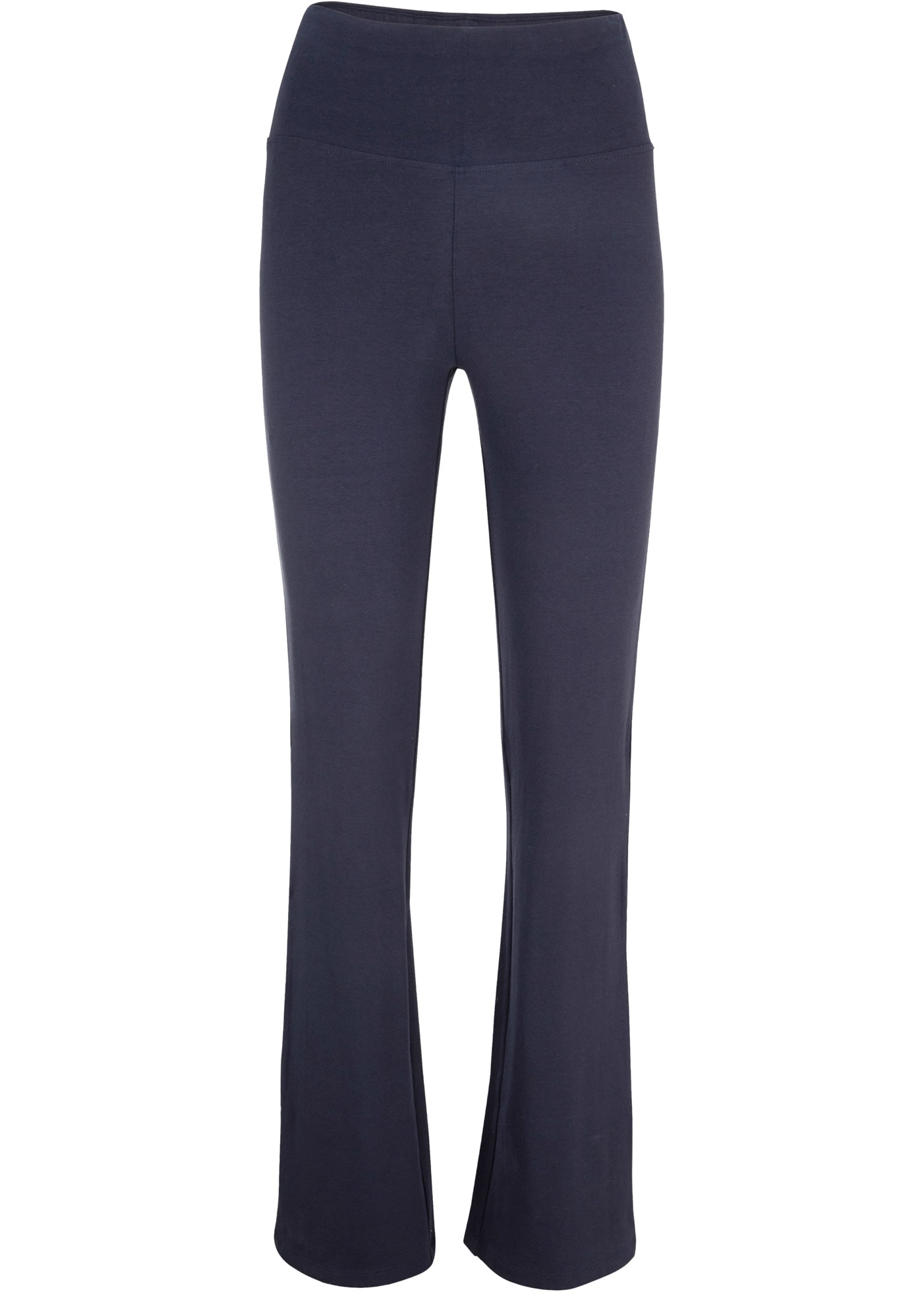 bonprix Leggings »Baumwoll-Leggings, Flared Leg«  aus Baumwolle, mit elastischem Bund, Skinny Fit, unifarben