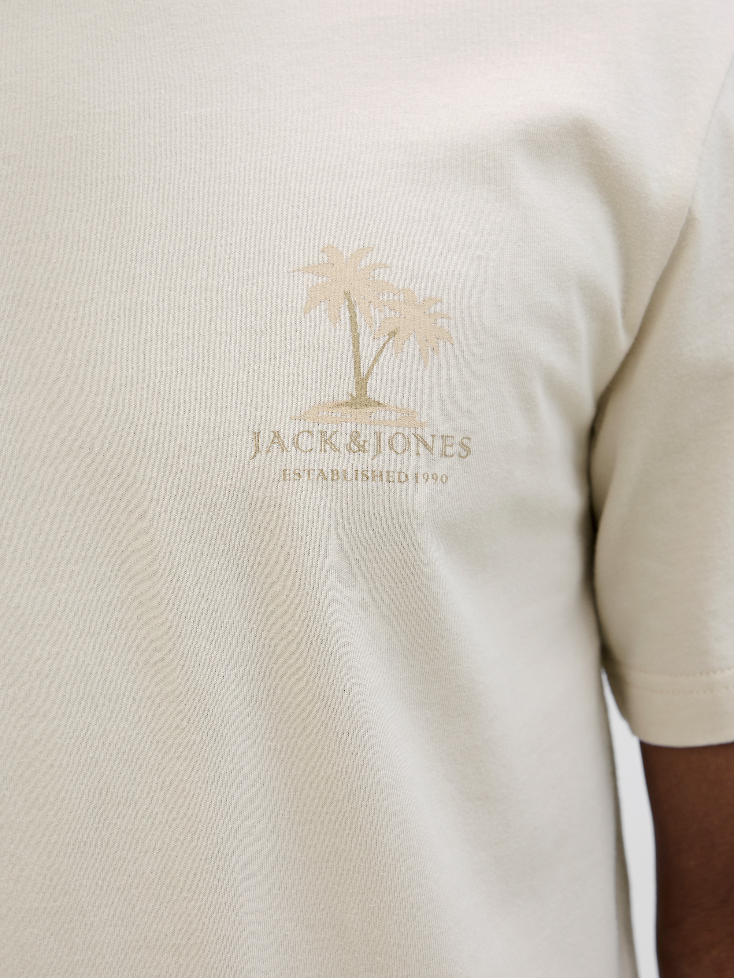 Jack & Jones Rundhalsshirt »JJSUMMER VIBES TEE SS CREW NECK LN«