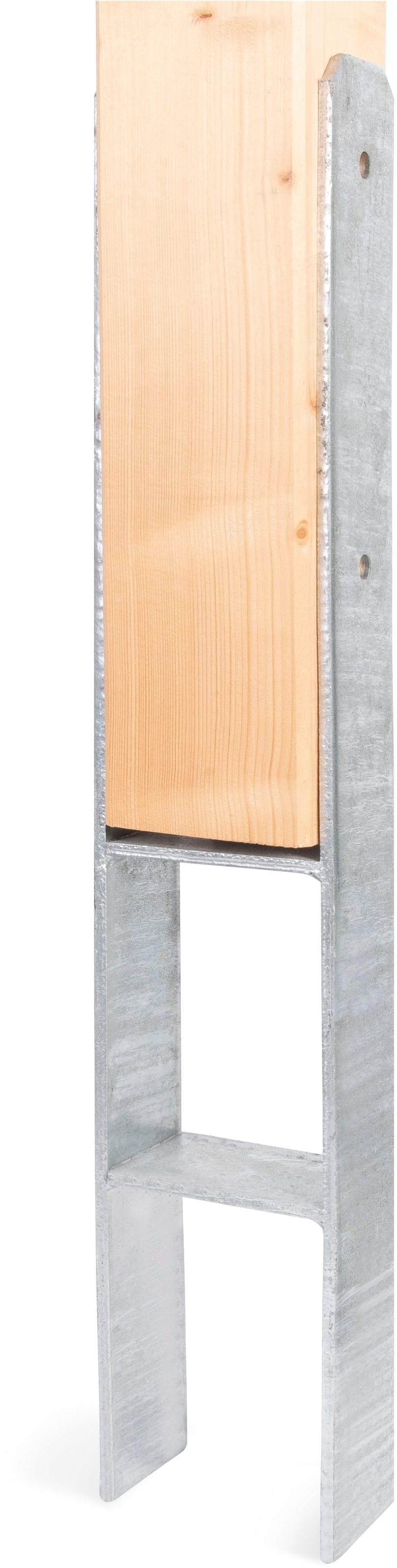 Alberts H-Pfostenanker, Materialstärke 8 mm, lichte Breite 116 mm, Höhe 800 mm