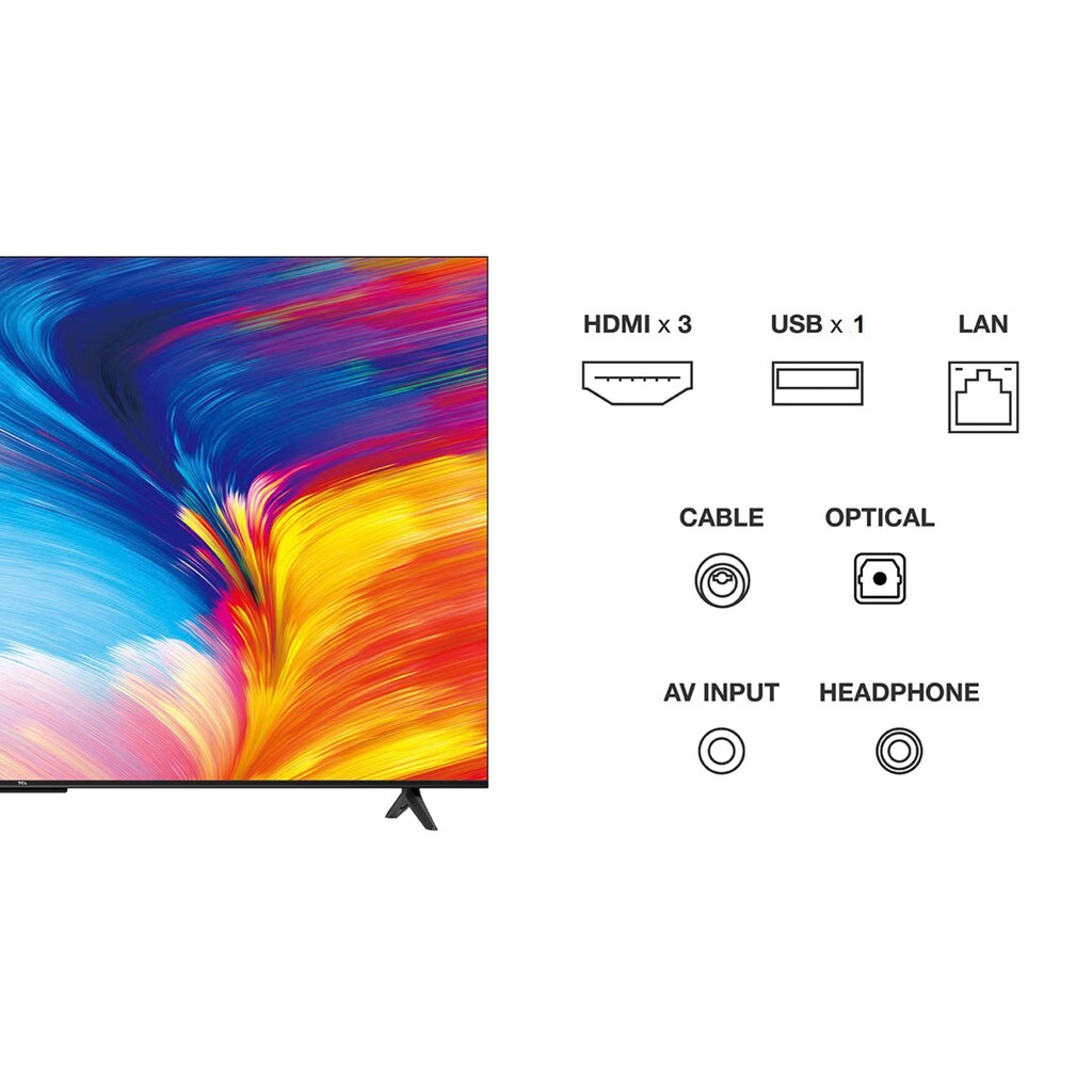 TCL LED-Fernseher »55P631X1«, 139 cm/55 Zoll, 4K Ultra HD, Android TV-Google TV-Smart-TV