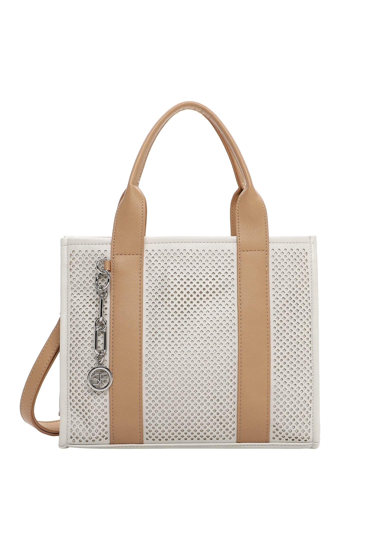 SURI FREY Damen Shopper "Shopper SFY Lilly", beige, Polyurethan, Taschen