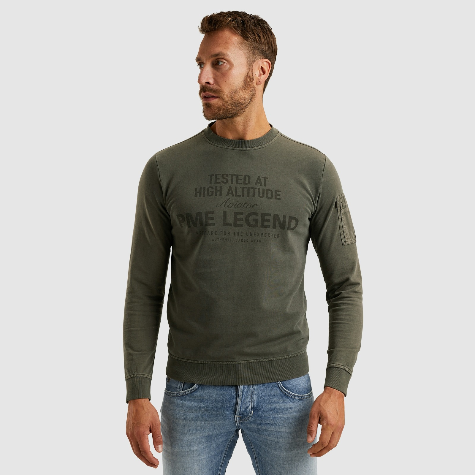 PME LEGEND Sweatshirt, mit Logo Schriftzug günstig online kaufen