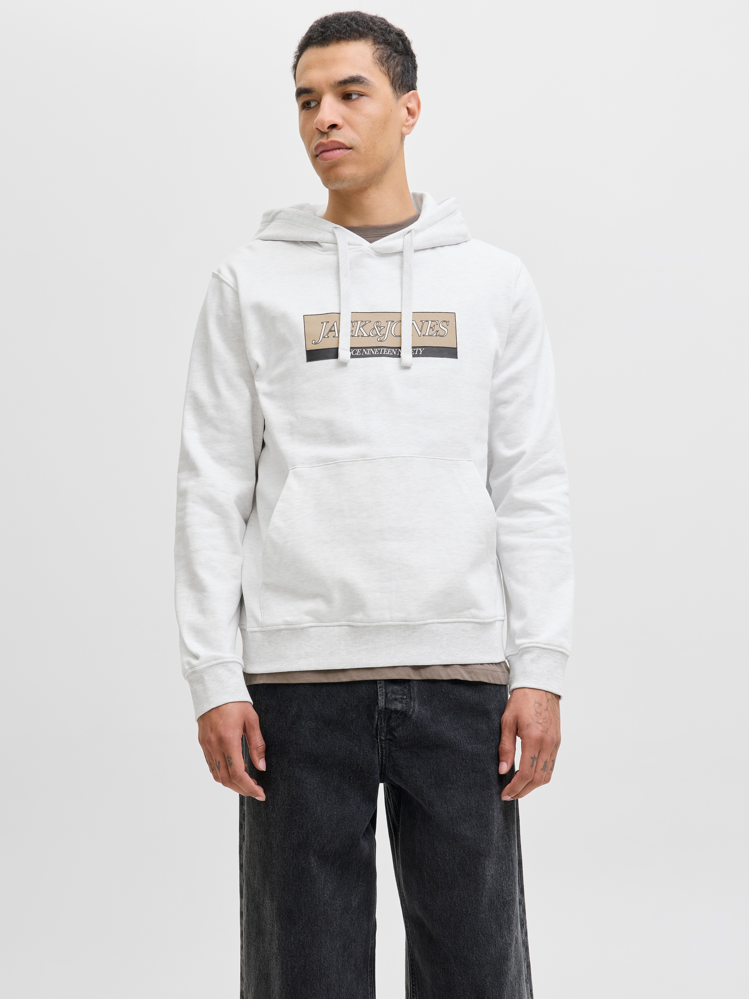 Jack & Jones Kapuzensweatshirt "JORINWOOD BLOCK BRANDING SWEAT HOOD" günstig online kaufen