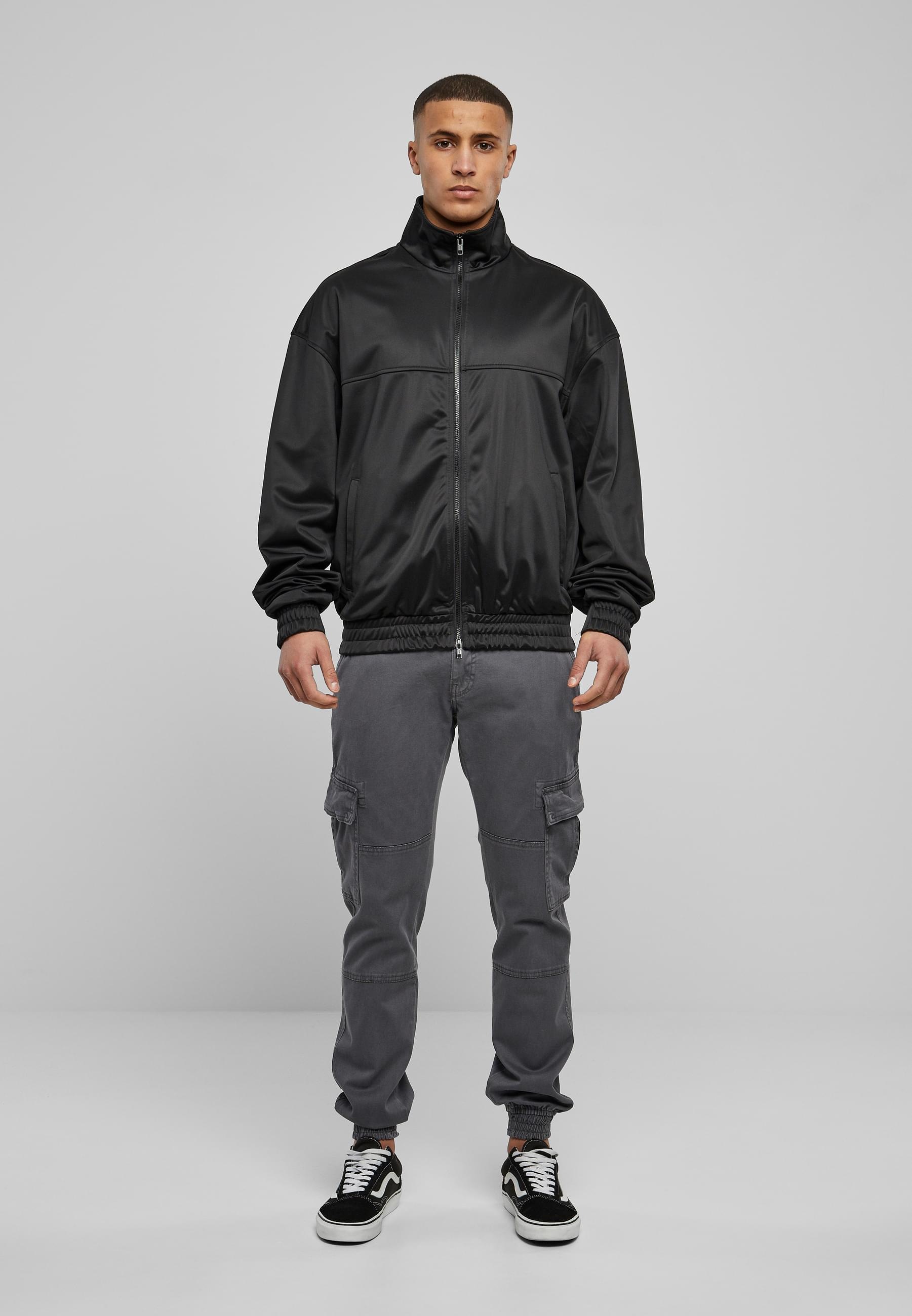URBAN CLASSICS Trainingsjacke »Urban Classics Herren Classic Track Jacket«, (1 St.), ohne Kapuze