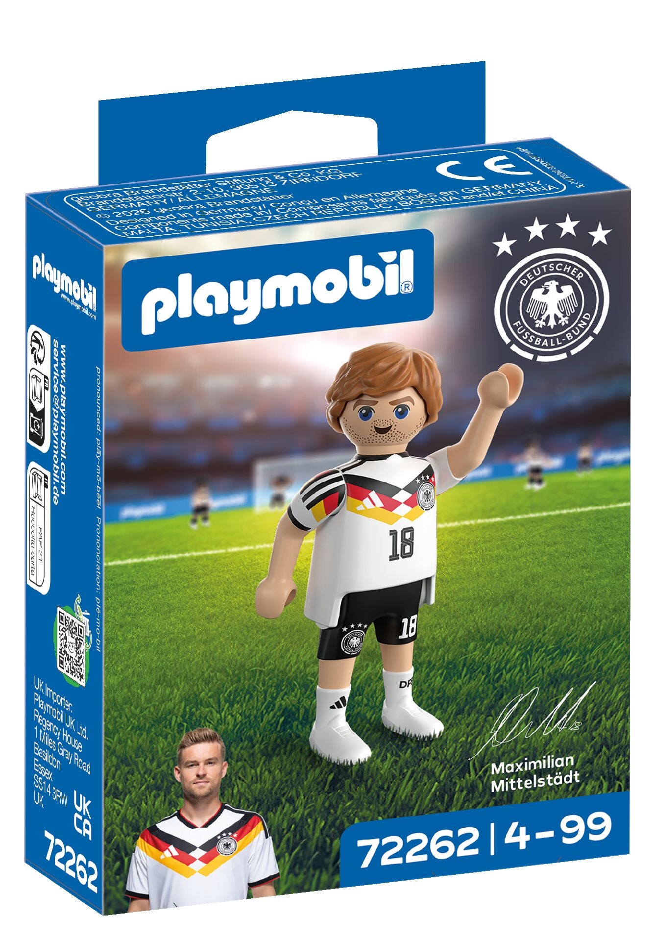 Playmobil® Konstruktions-Spielset »Maximilian Mittelstädt (72262), DFB« Made in Europe
