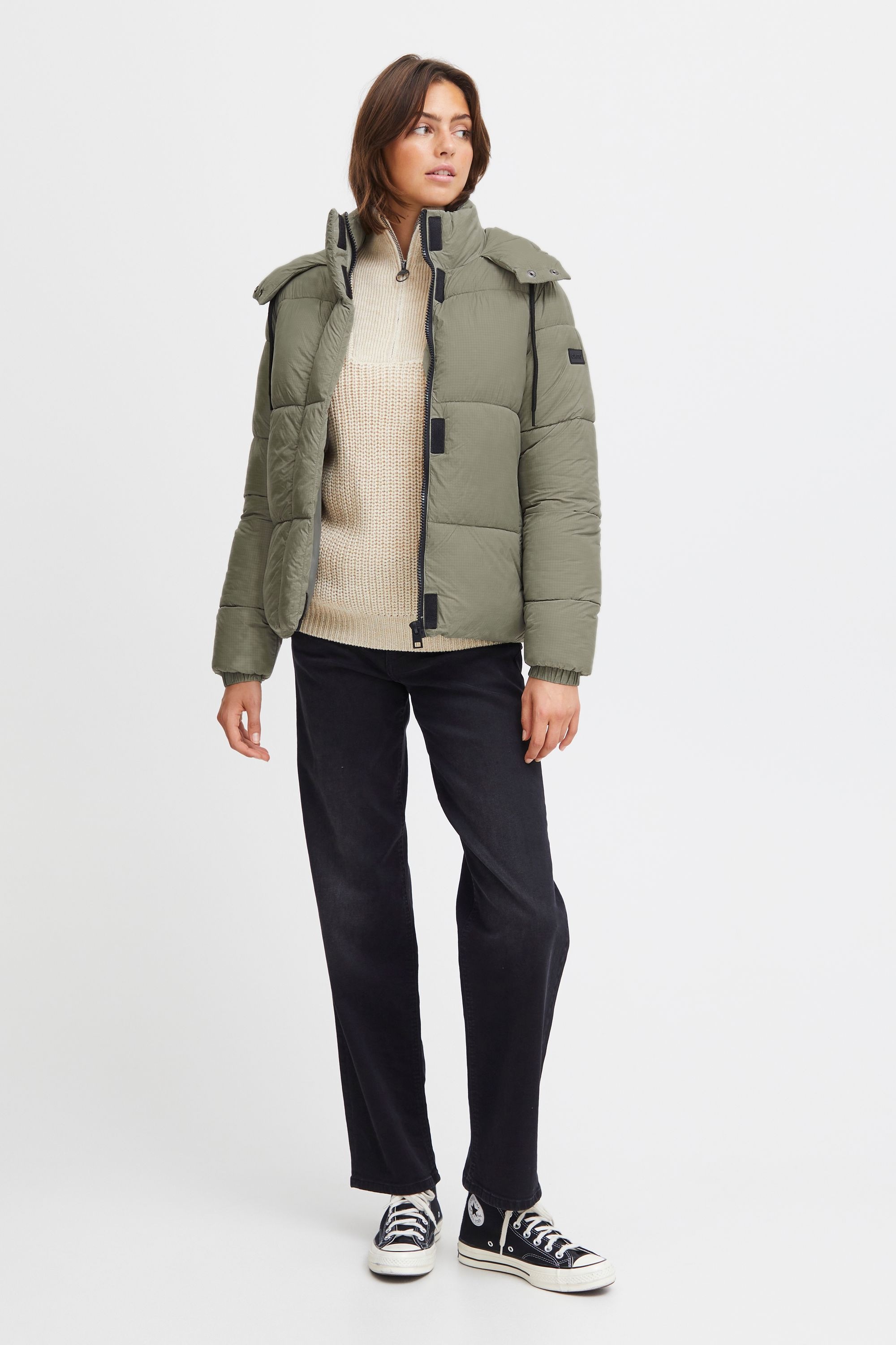 OXMO Steppjacke »Steppjacke OXTaylor«, mit Kapuze