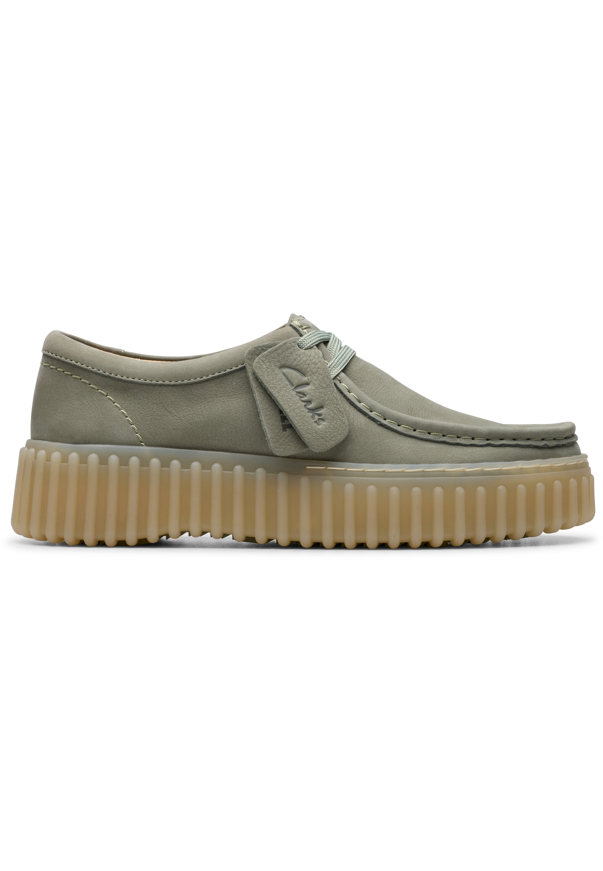 Clarks Schnürschuh »Torhill Bee«, mit kultiger gerippter Sohle