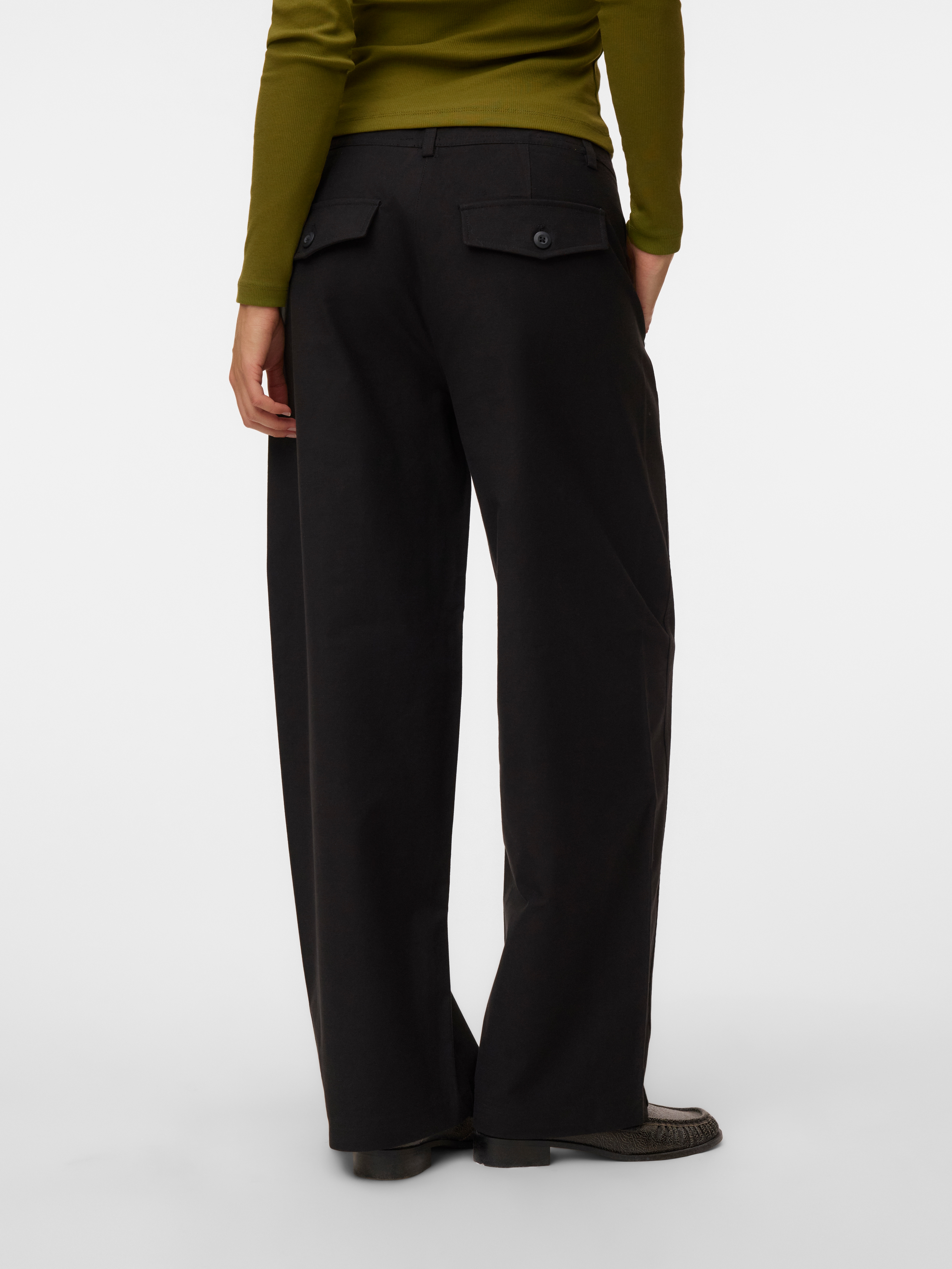 Vero Moda Anzughose "VMSOFIA MW BARREL PANT NOOS" Materialmix