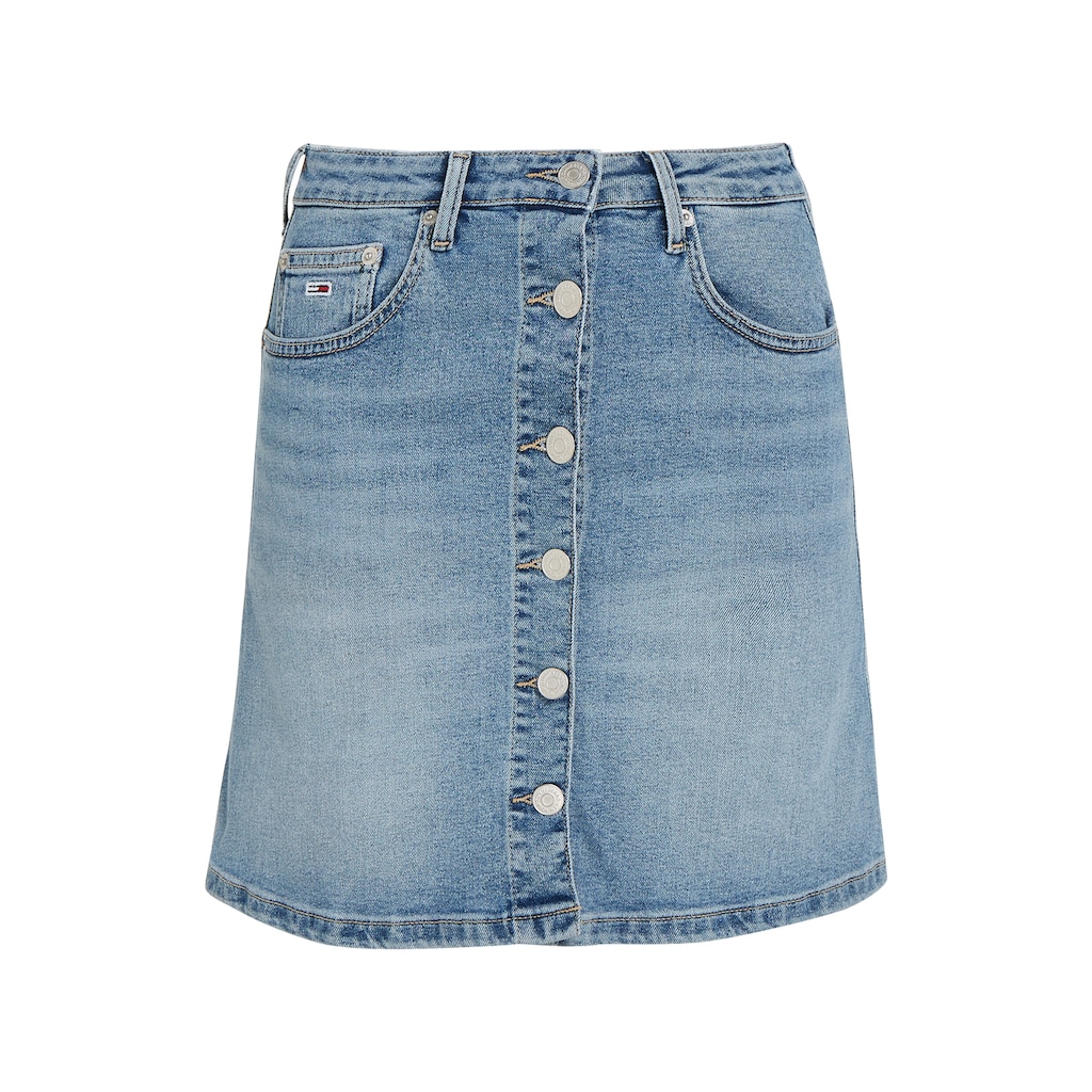 Tommy Jeans A-Linien-Rock »ALINE SKIRT BH0130«, Webrock im 5-Pocket-Style