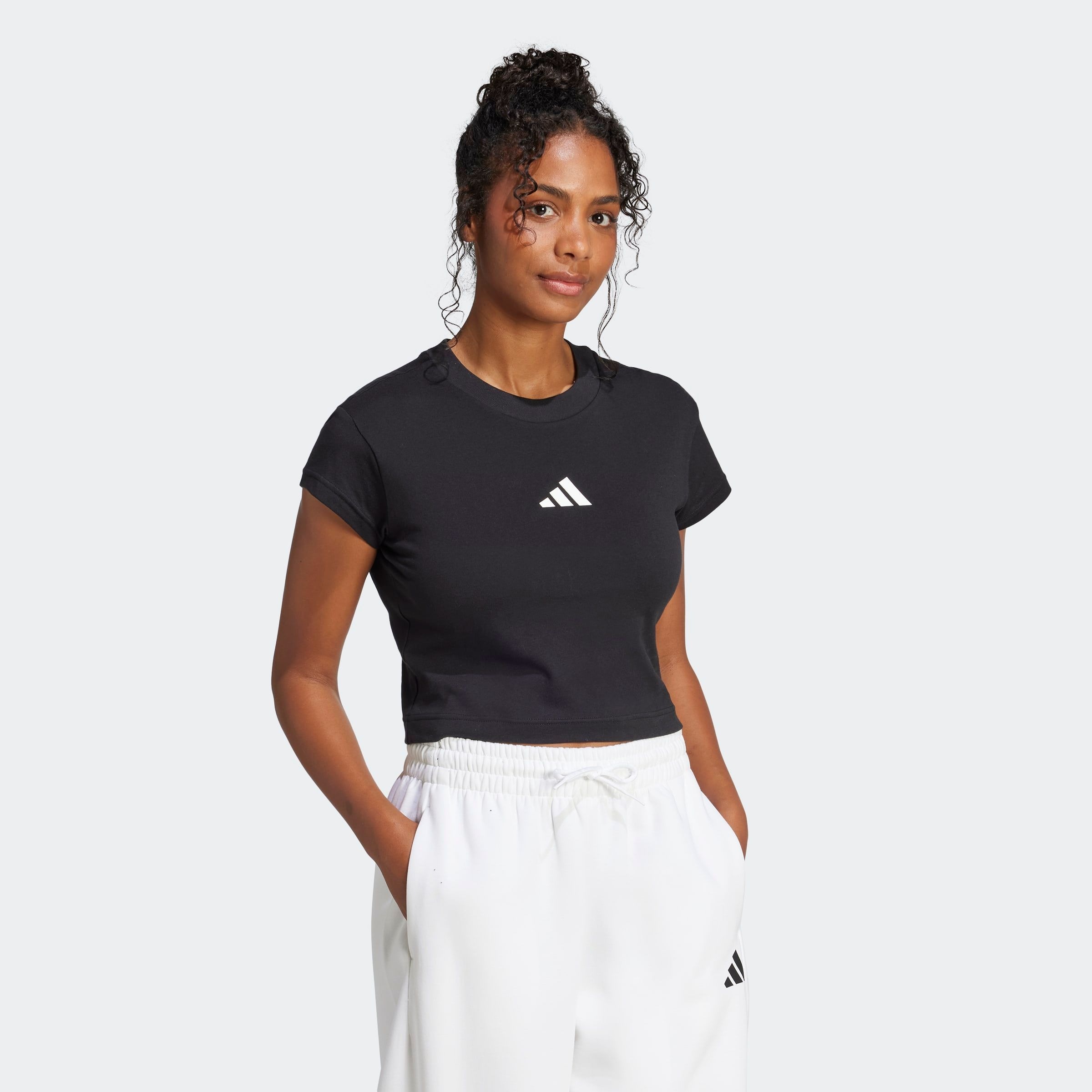 adidas Sportswear T-Shirt "FUTURE ICONS SMALL LOGO BABY" sportlicher Stil, günstig online kaufen
