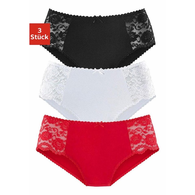 petite fleur Hüftslip, (Packung, 3 St.), aus elastischer Baumwoll-Qualität  bestellen | BAUR