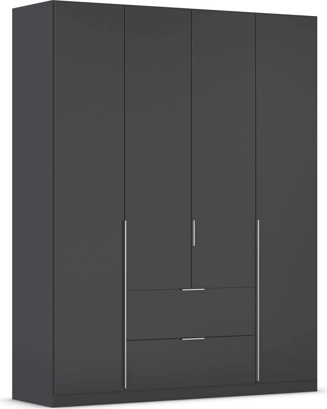 OTTO home Drehtürenschrank "Kleiderschrank Schrank Garderobe AGORDO mit Dekor- oder Hochglanzfront" in zwei Griff-Farben, Breite 181 cm, mit Außenschubkästen, Serie in 7 Breiten und 2 Höhen MADE IN GERMANY