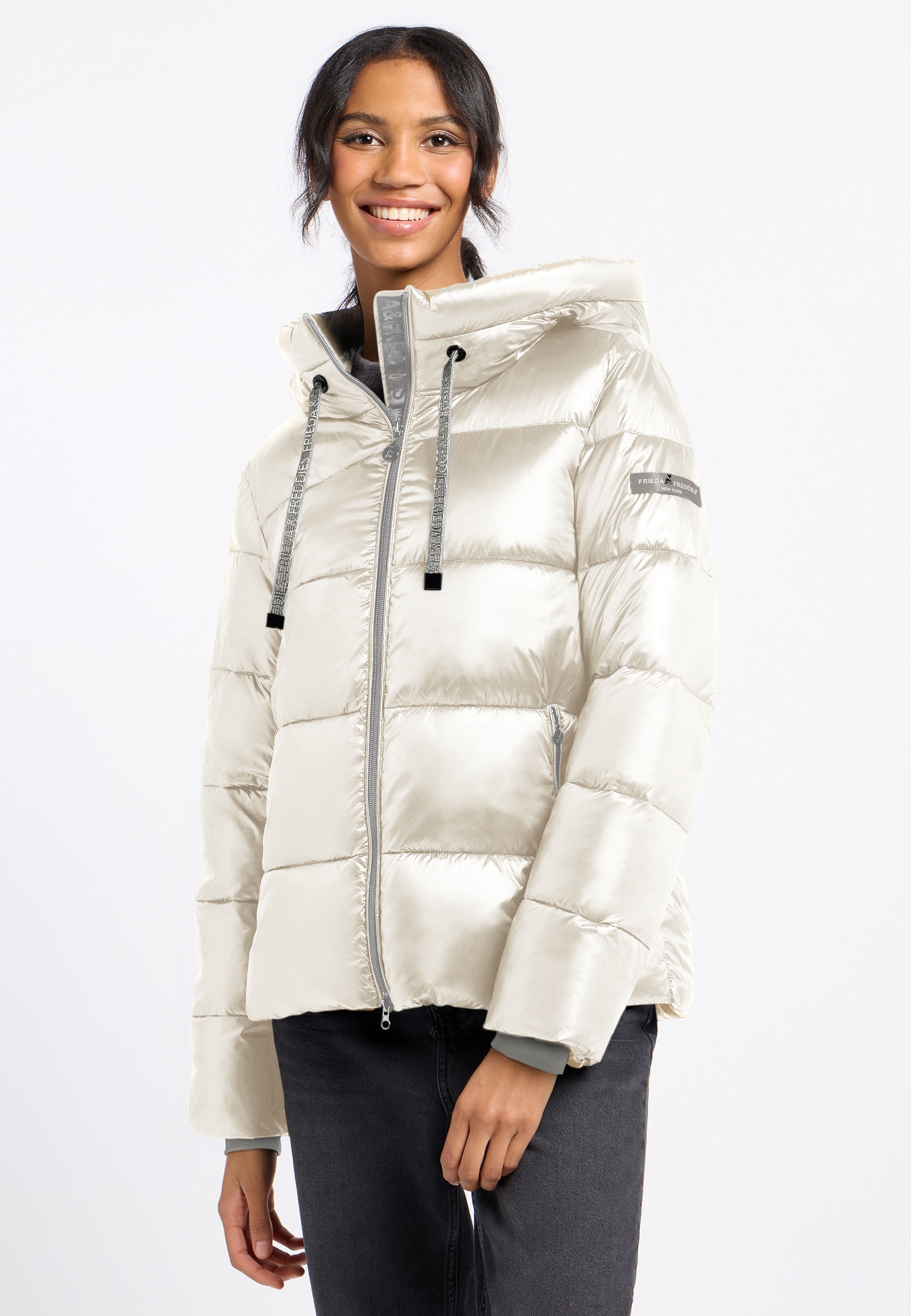 Frieda & Freddies Winterjacke »Frieda & Freddies Steppjacke mit Kapuze«