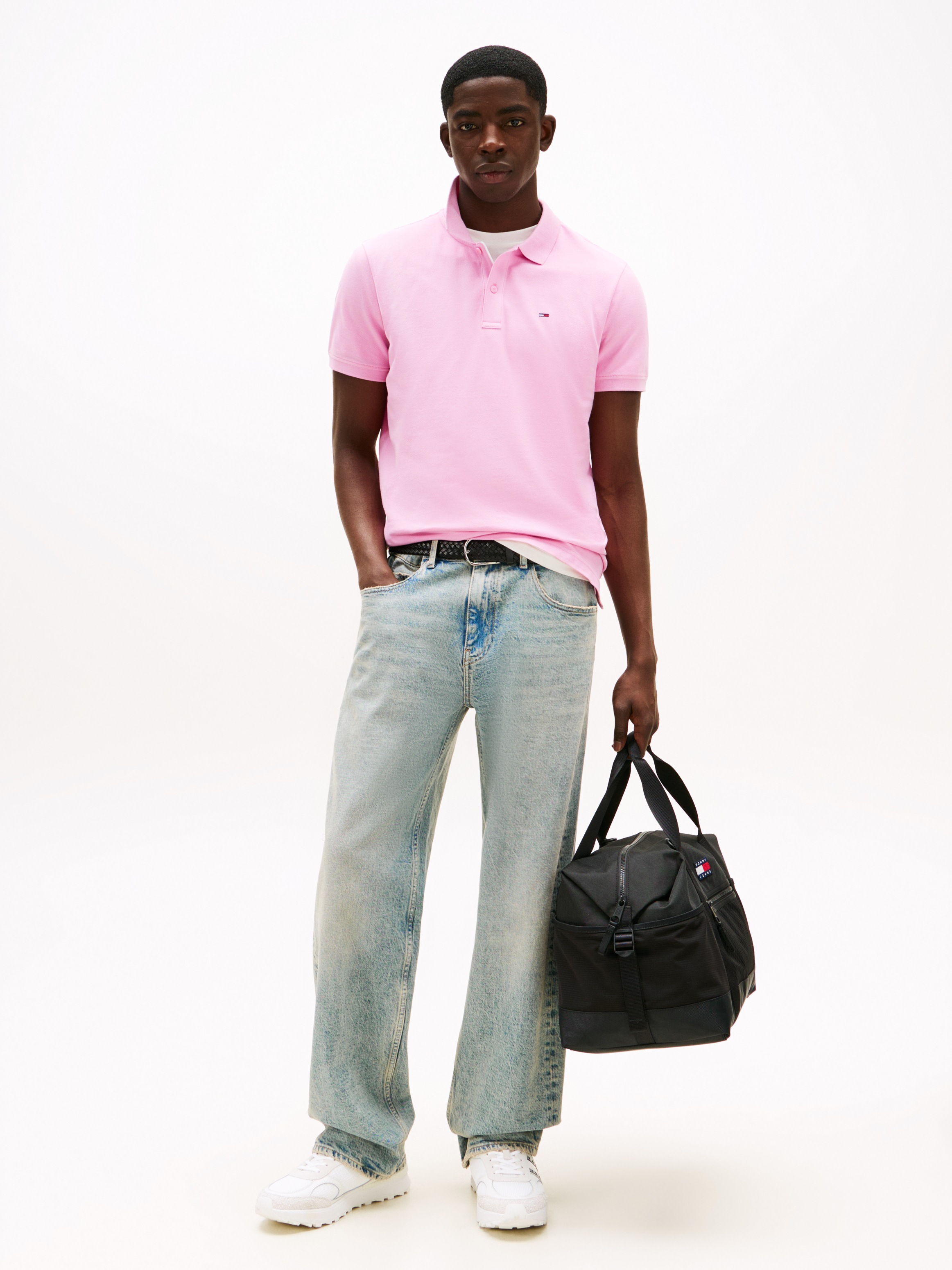 Tommy Jeans Poloshirt "TJM SLIM PLACKET POLO EXT" günstig online kaufen