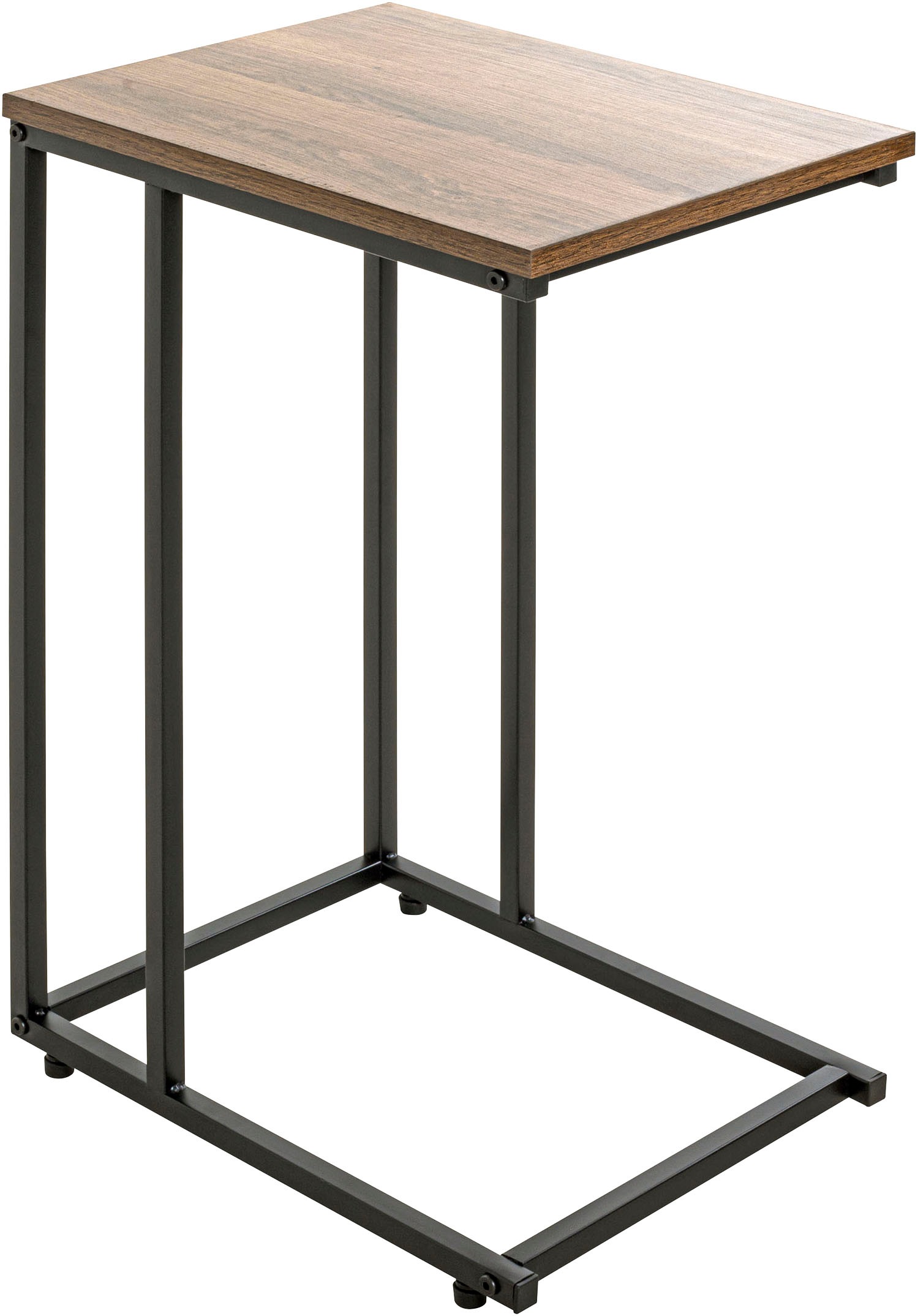 HAKU Beistelltisch »Rollwagen, Trolley« 1 Stk. tlg. rechteckig - aus Metall Schwarz B/T/H 30/40/67 cm