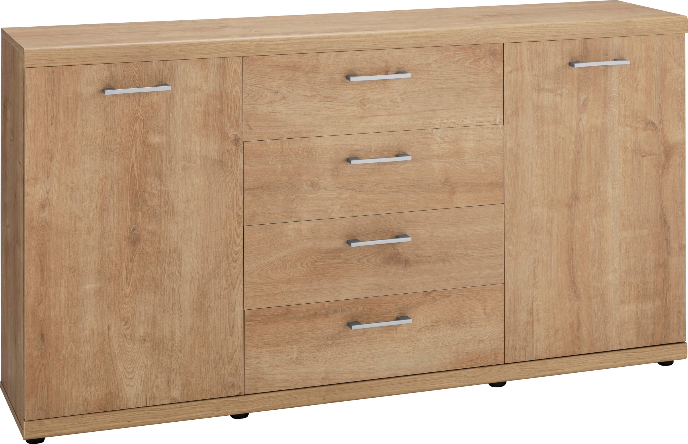 VOGL Möbelfabrik Sideboard "Sunny" mit 2 Türen und mittig 4 Schubkästen günstig online kaufen