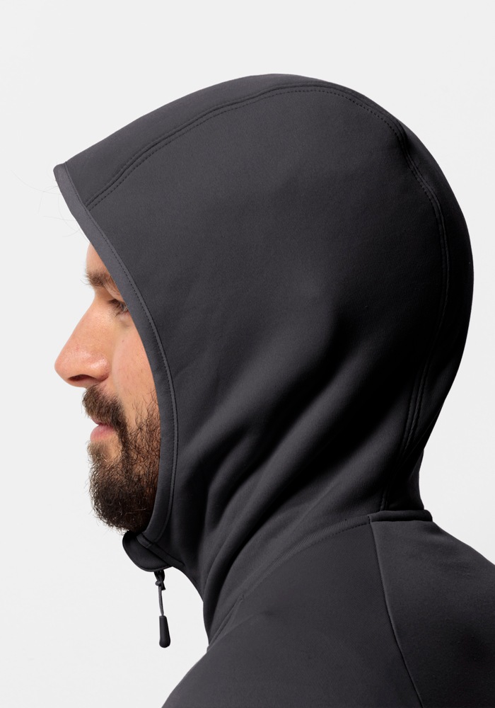 Jack Wolfskin Fleecejacke »BAISELBERG HOODED FZ M«, mit Kapuze