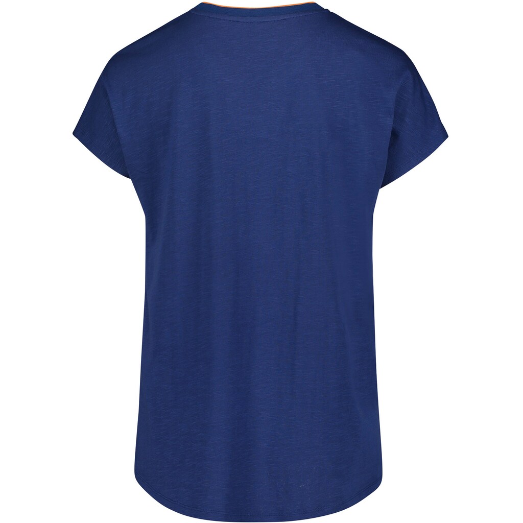 Damenmode Shirts & Sweatshirts Betty Barclay Print-Shirt, mit Blumendruck blau-orange-bedruckt