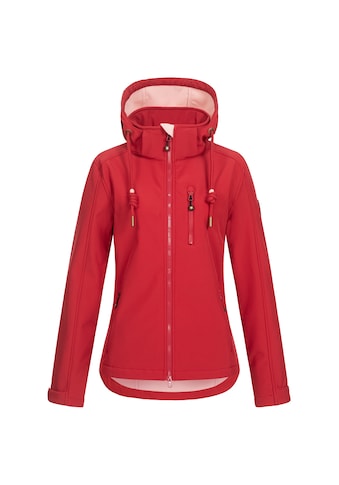 Softshelljacke »PEAK CREEK WOMEN«, mit abnehmbarer Kapuze