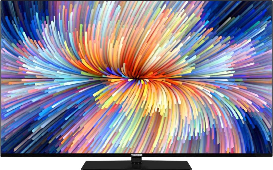 Telefunken LED-Fernseher, 126 cm/50 Zoll, 4K Ultra HD, Smart-TV-Android TV, Dolby Atmos,USB-Recording,Google Assistent,Android-TV