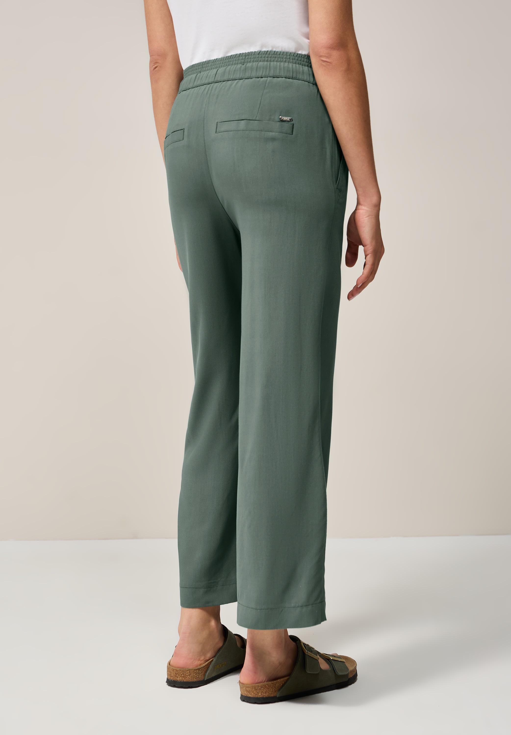 Cecil Stoffhose "Style Neele", Sommerhose mit elastischem Bund mit Tunnelzu günstig online kaufen