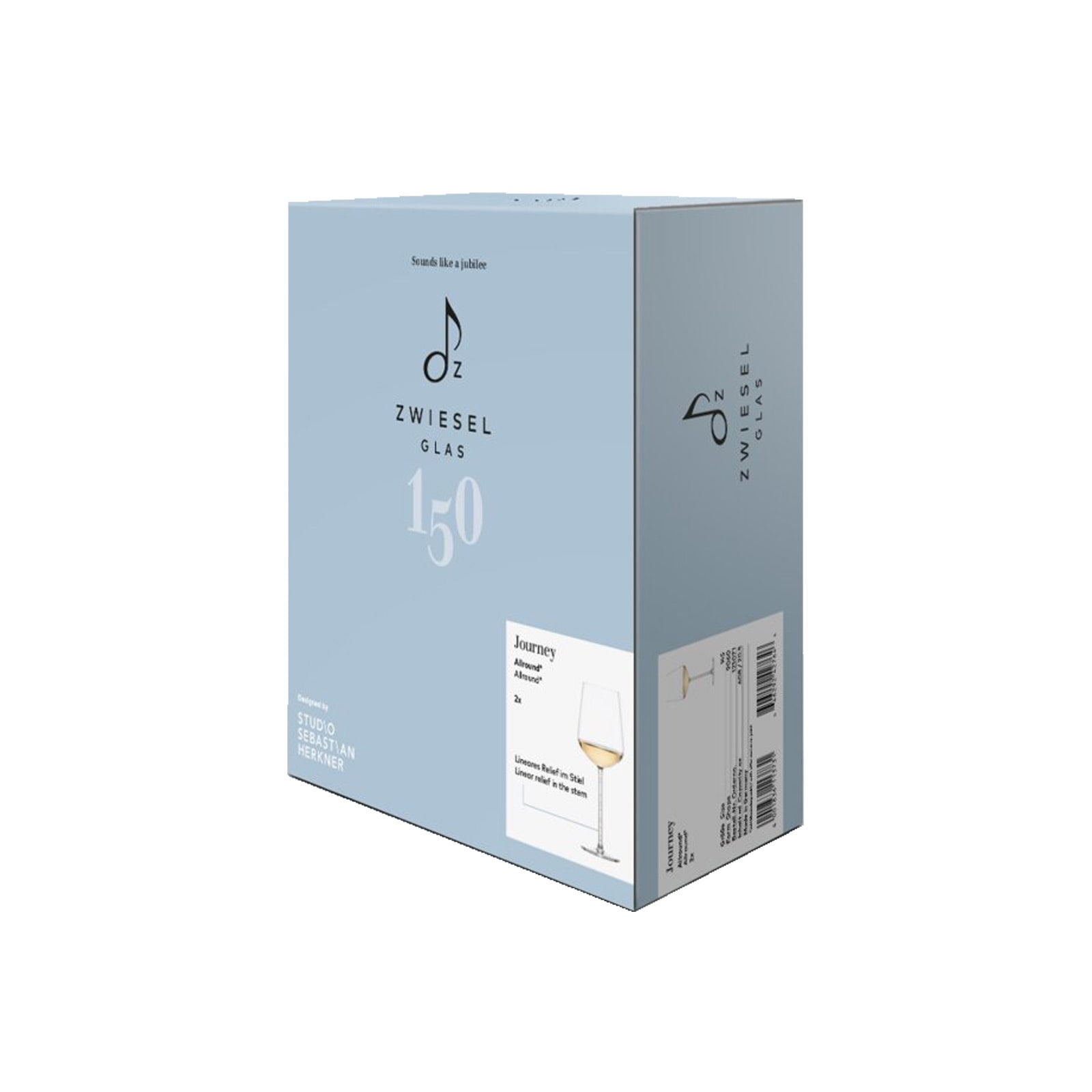 Zwiesel Glas Weinglas »Allround Weingläser Journey 608 ml 2er Set transparent«